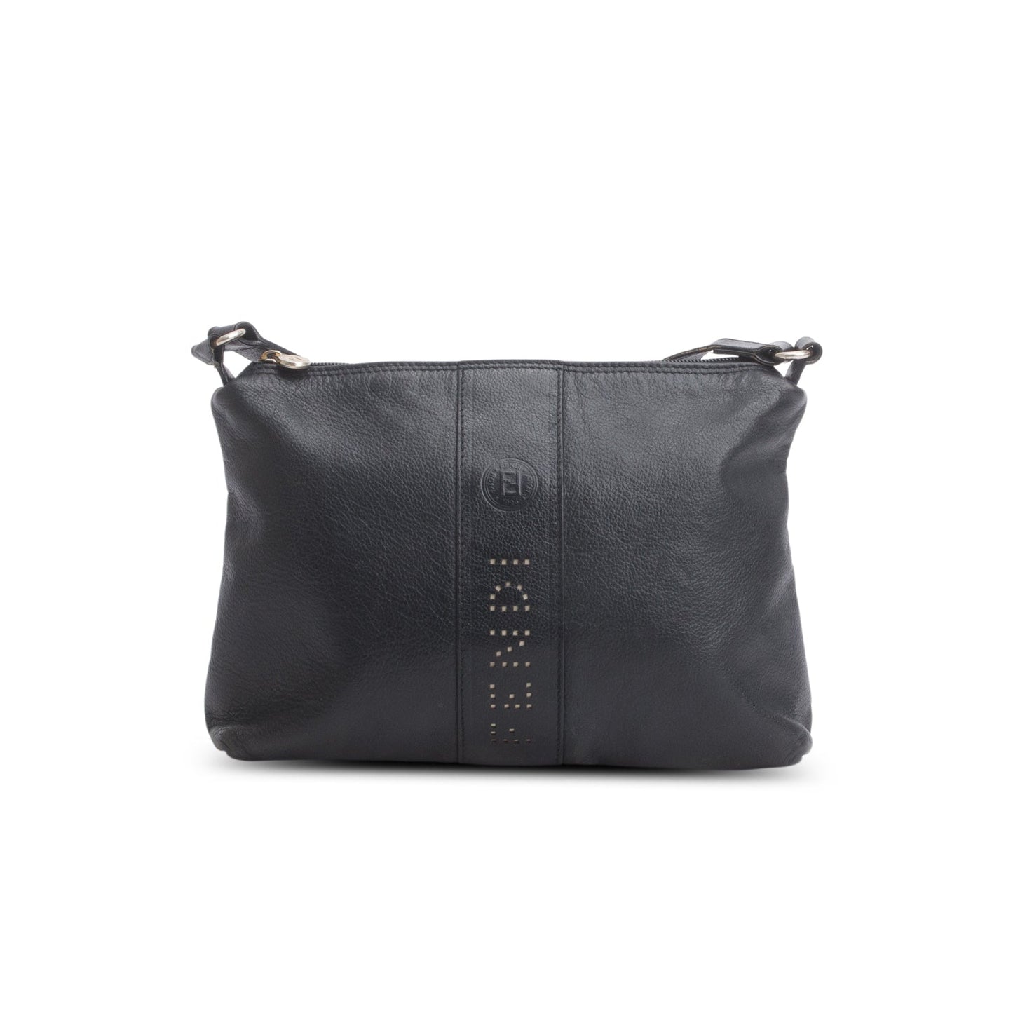Fendi   Black Leather Crossbody Bag