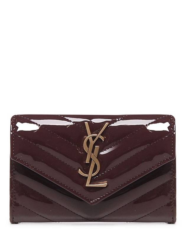 Luxury Saint Laurent Trending 2026 Cassandra Matelasse Half Wallet Red