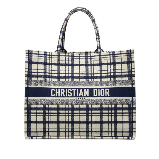 Dior Book Tote Canvas Tote