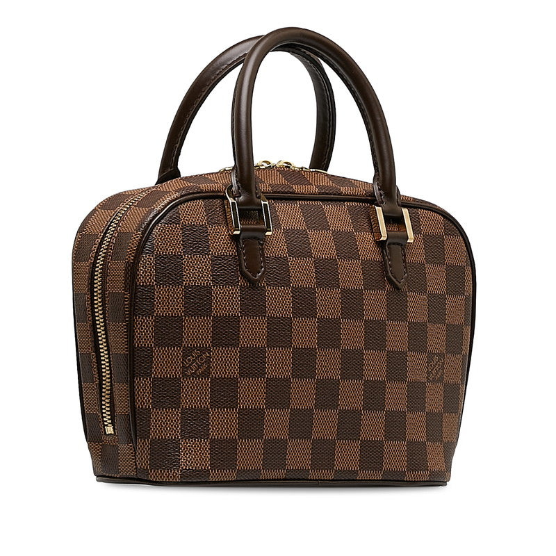 Louis Vuitton Damiere Mini Handbag Brown PVC Leather Louis Vuitton