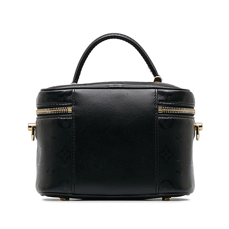 Louis Vuitton Monogram Ink Vanity PM Vanity Bag Shoulder Bag 2WAY Noir Black Leather Louis Vuitton