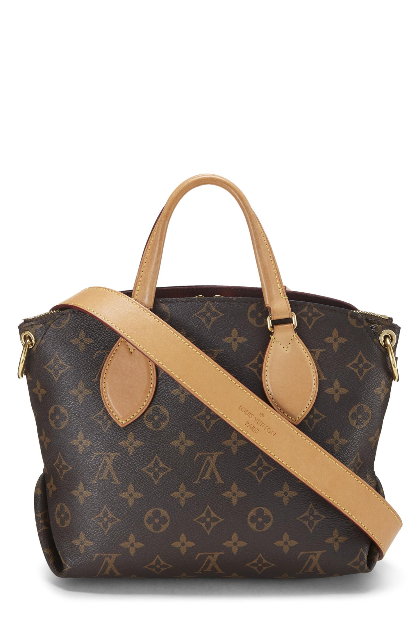 Louis Vuitton, Monogram Canvas Flower Zip Tote PM, Brown