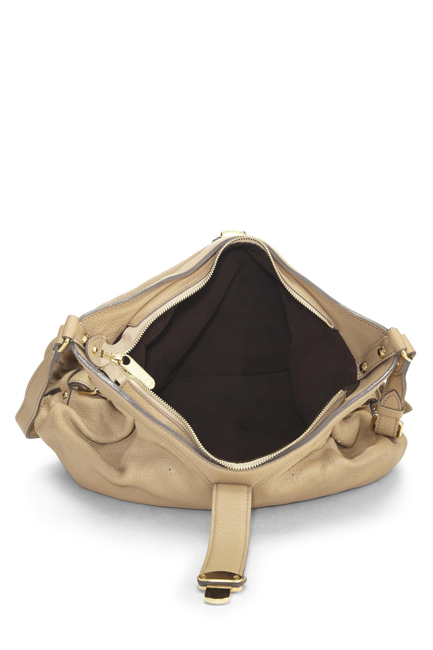 Louis Vuitton, Beige Monogram Mahina Leather XS, Beige