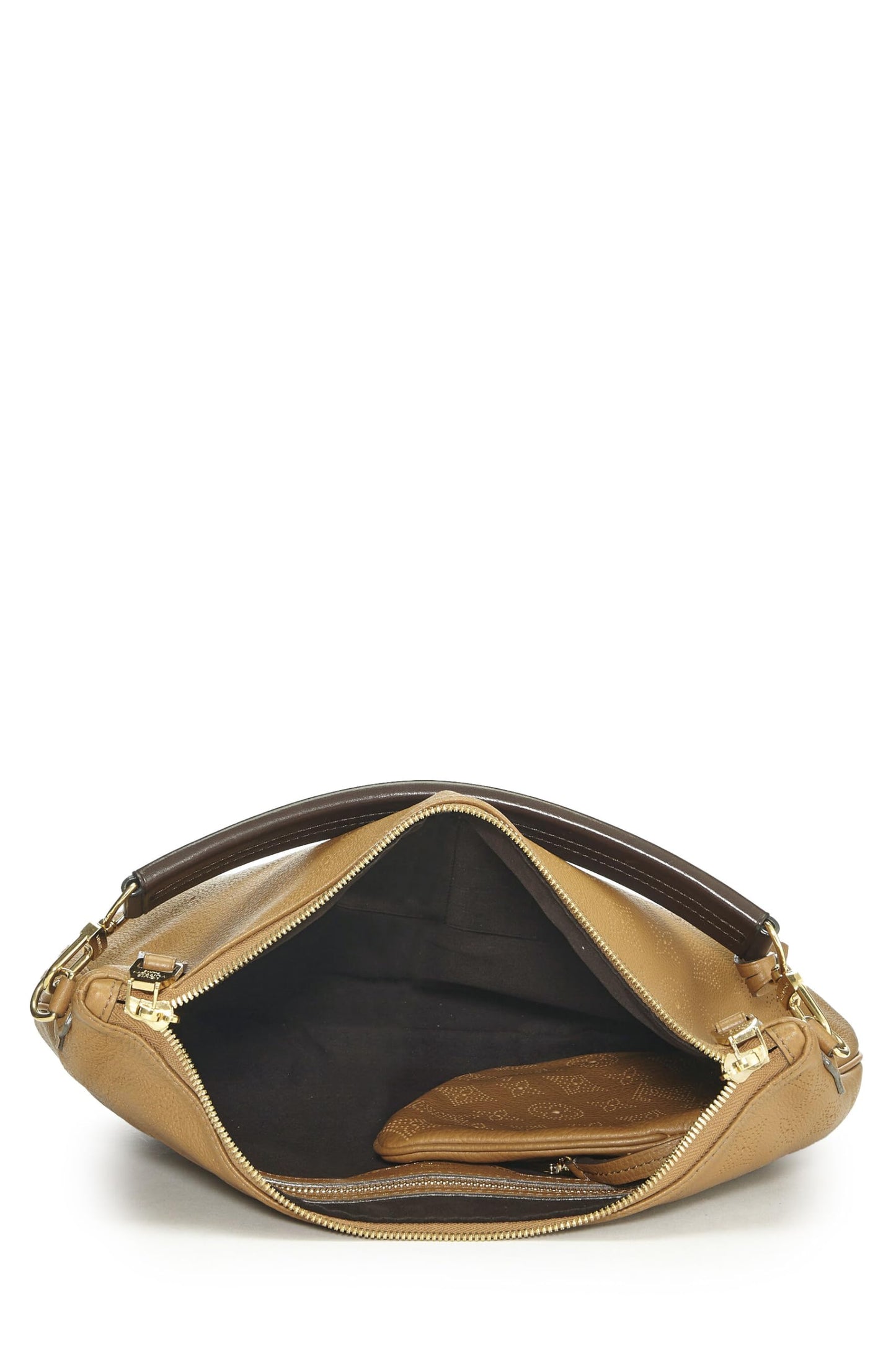 Louis Vuitton, Beige Monogram Mahina Selene PM, Beige