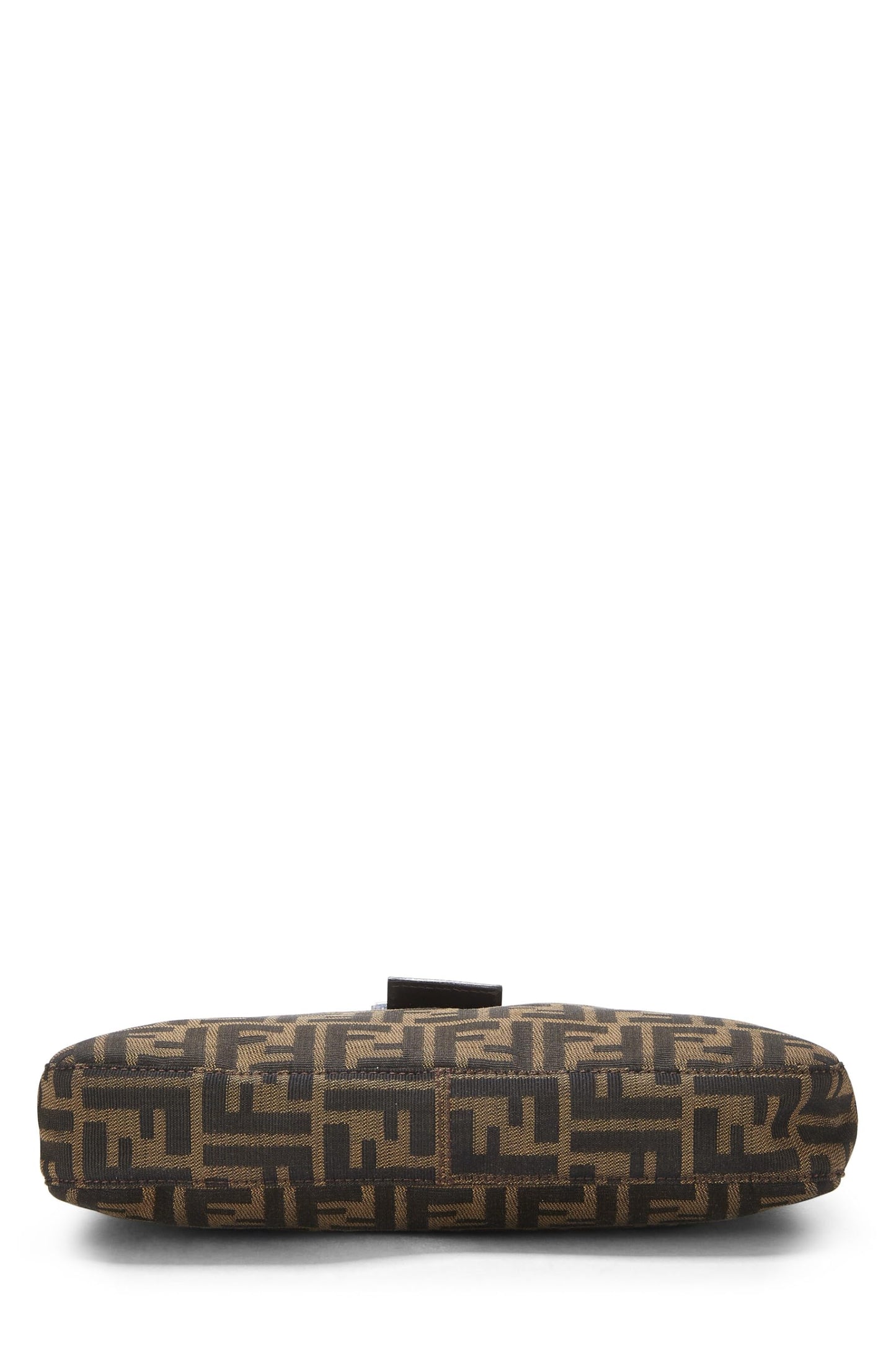 Fendi, Brown Zucca Canvas Shoulder Bag, Brown