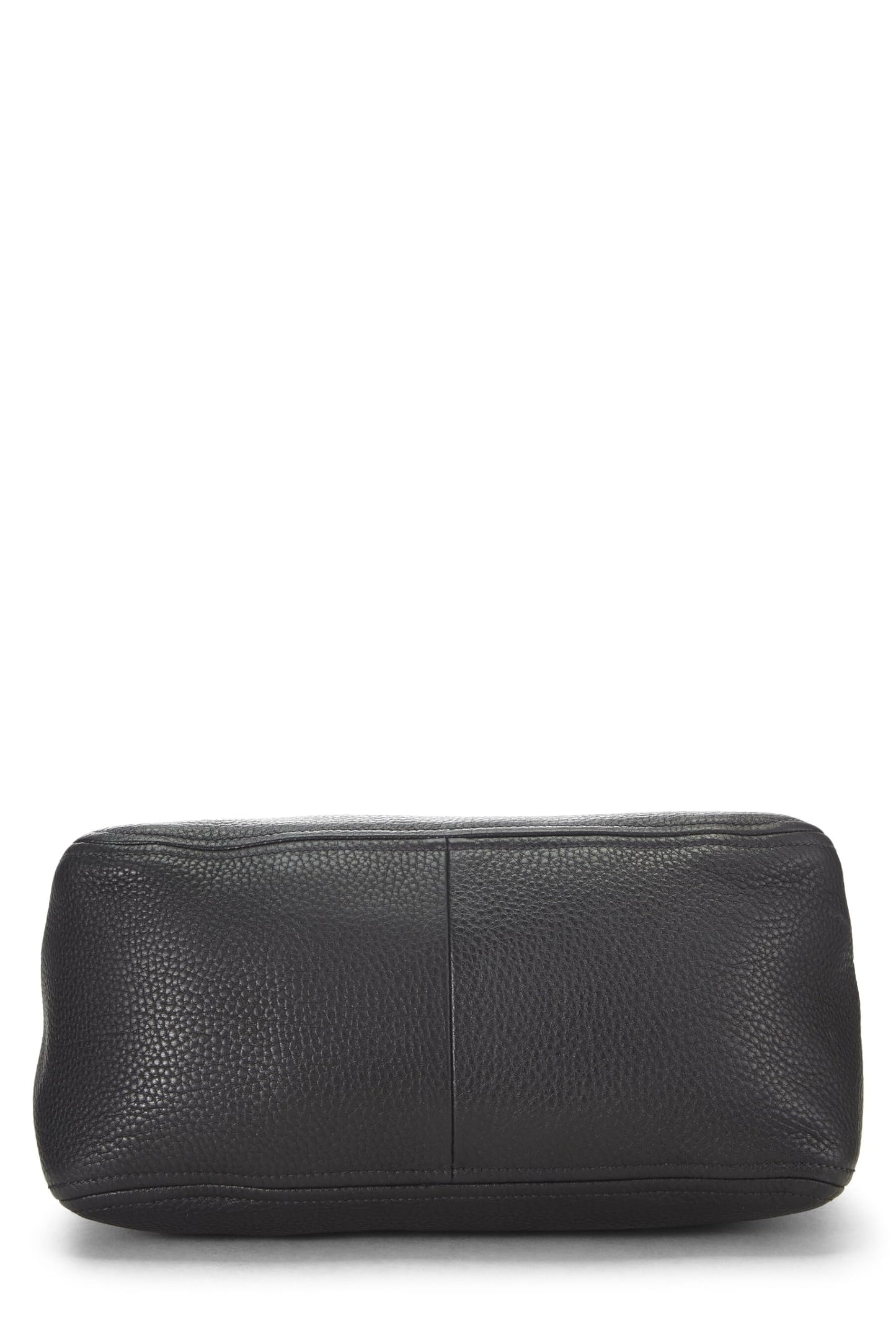 Prada, Black Vitello Daino Convertible Boston Bag, Black