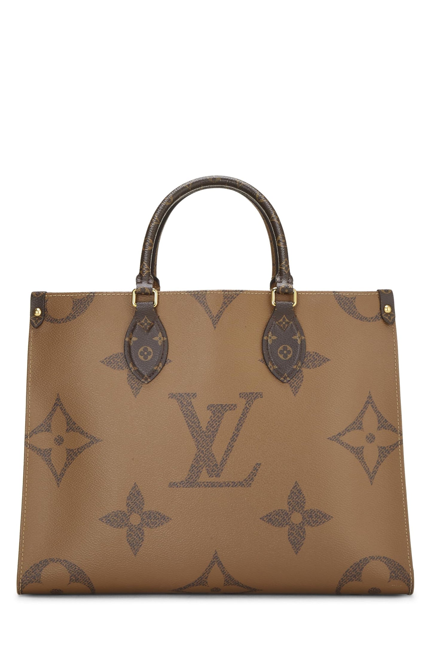 Louis Vuitton, Monogram Reversed Giant On The Go MM, Brown