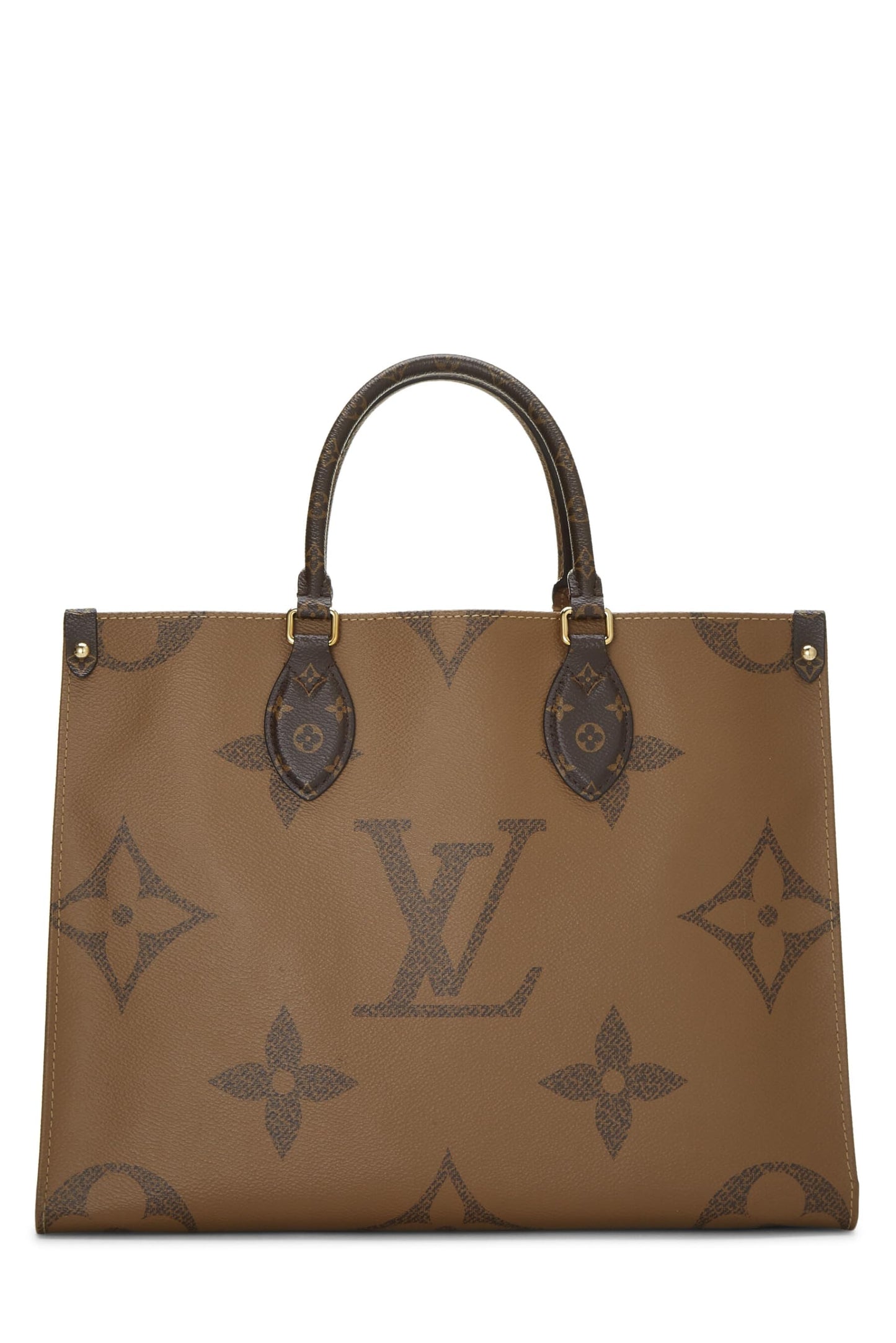 Louis Vuitton, Brown Giant Monogram On The Go MM, Brown
