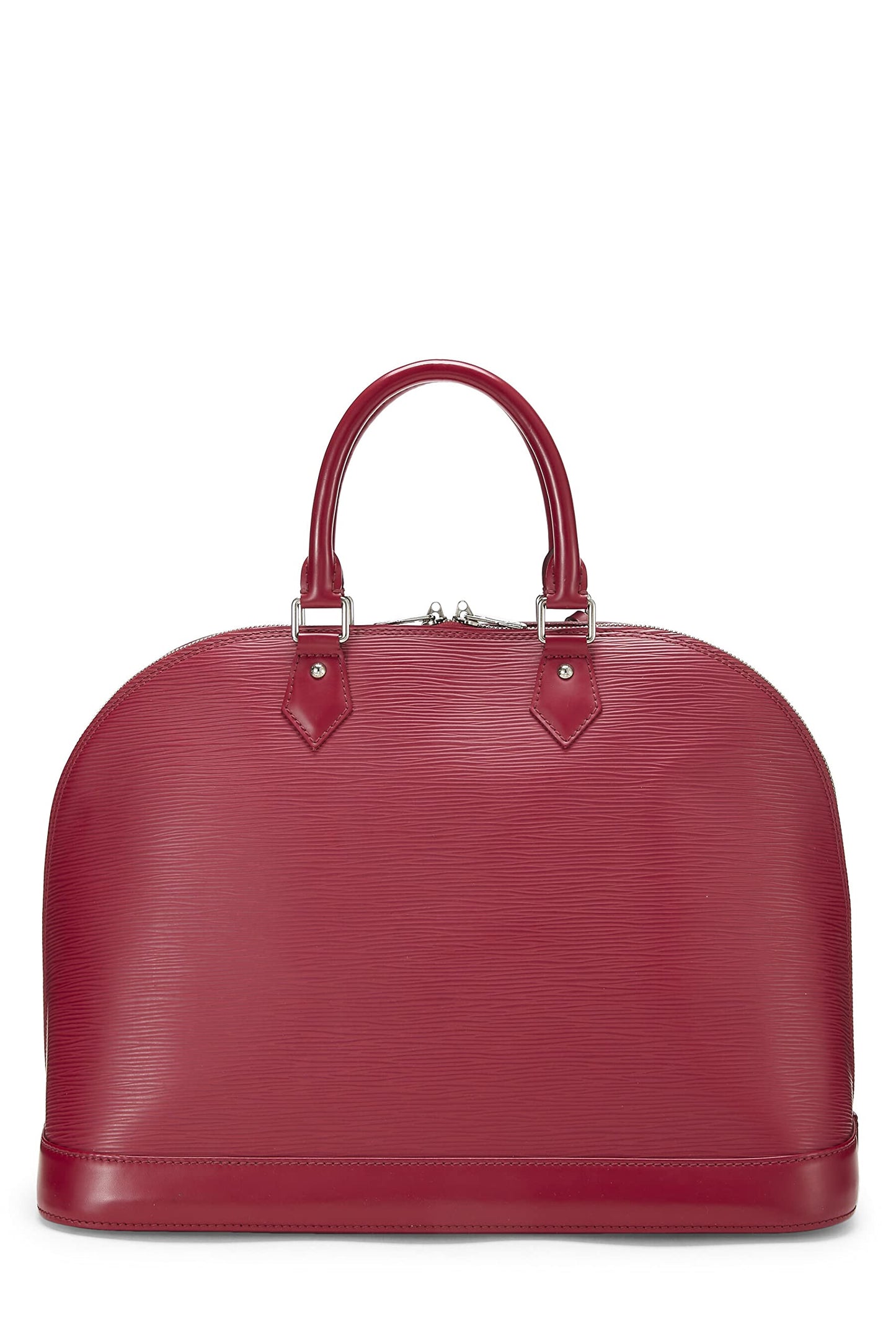 Louis Vuitton, Burgundy Epi Alma GM, Red