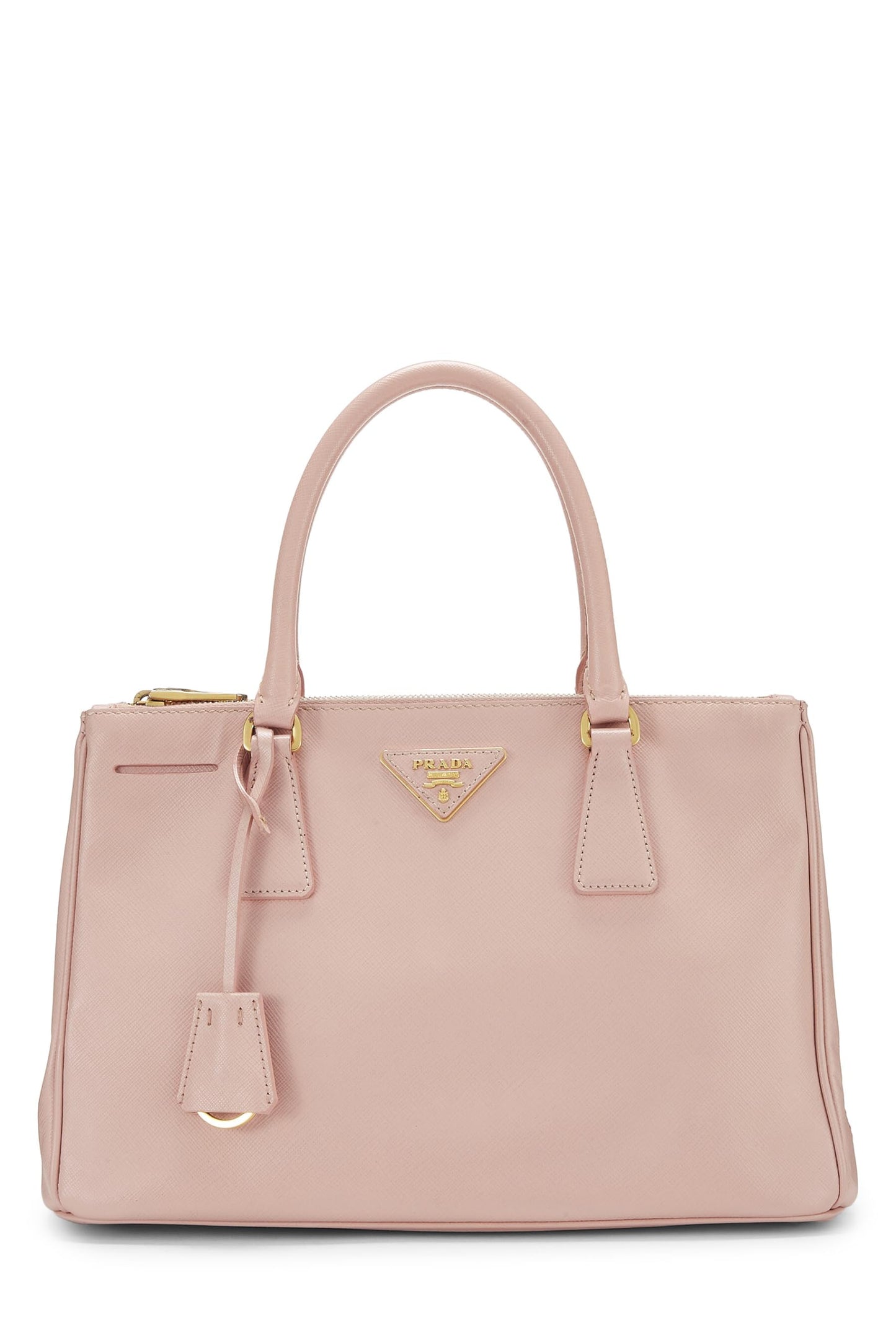 Prada, Pink Saffiano Executive Tote Small, Pink