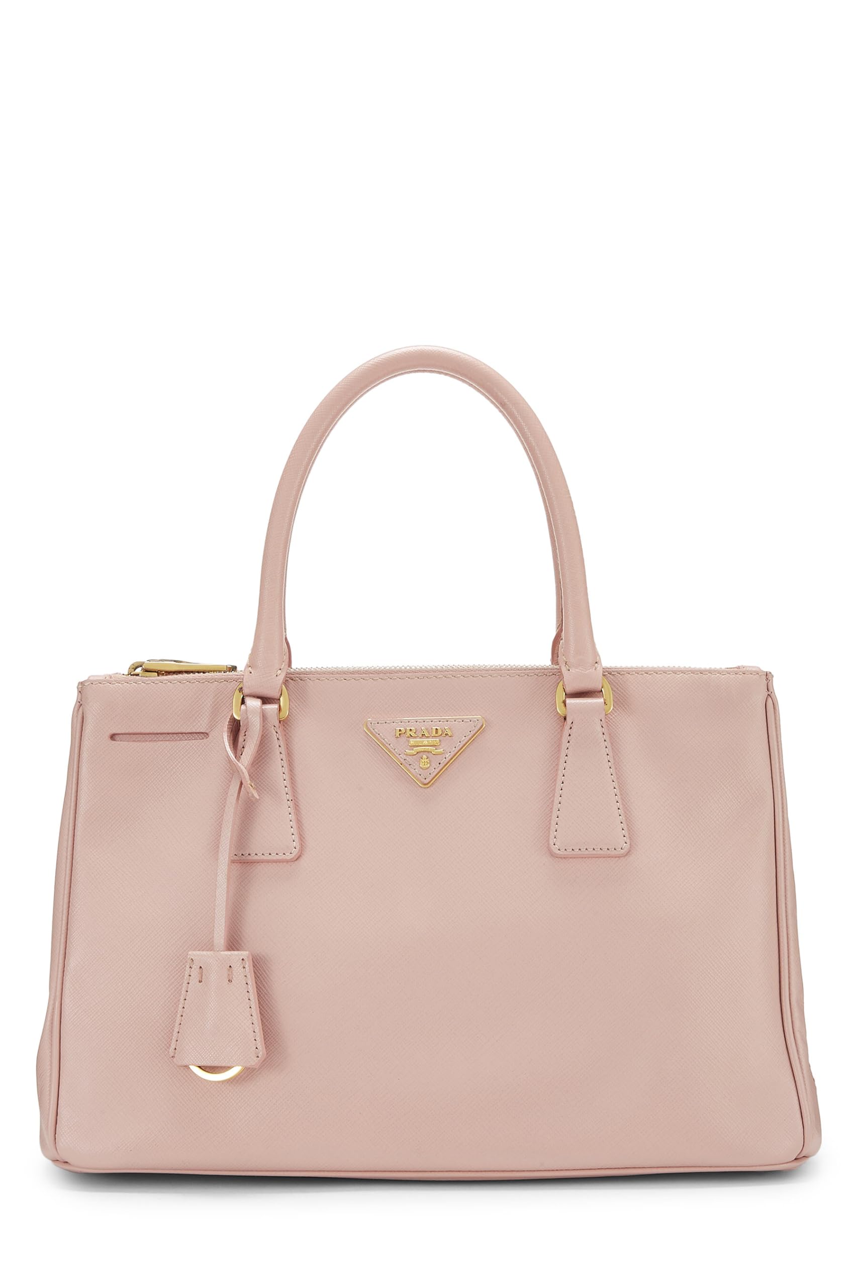 Prada, Pink Saffiano Executive Tote Small, Pink