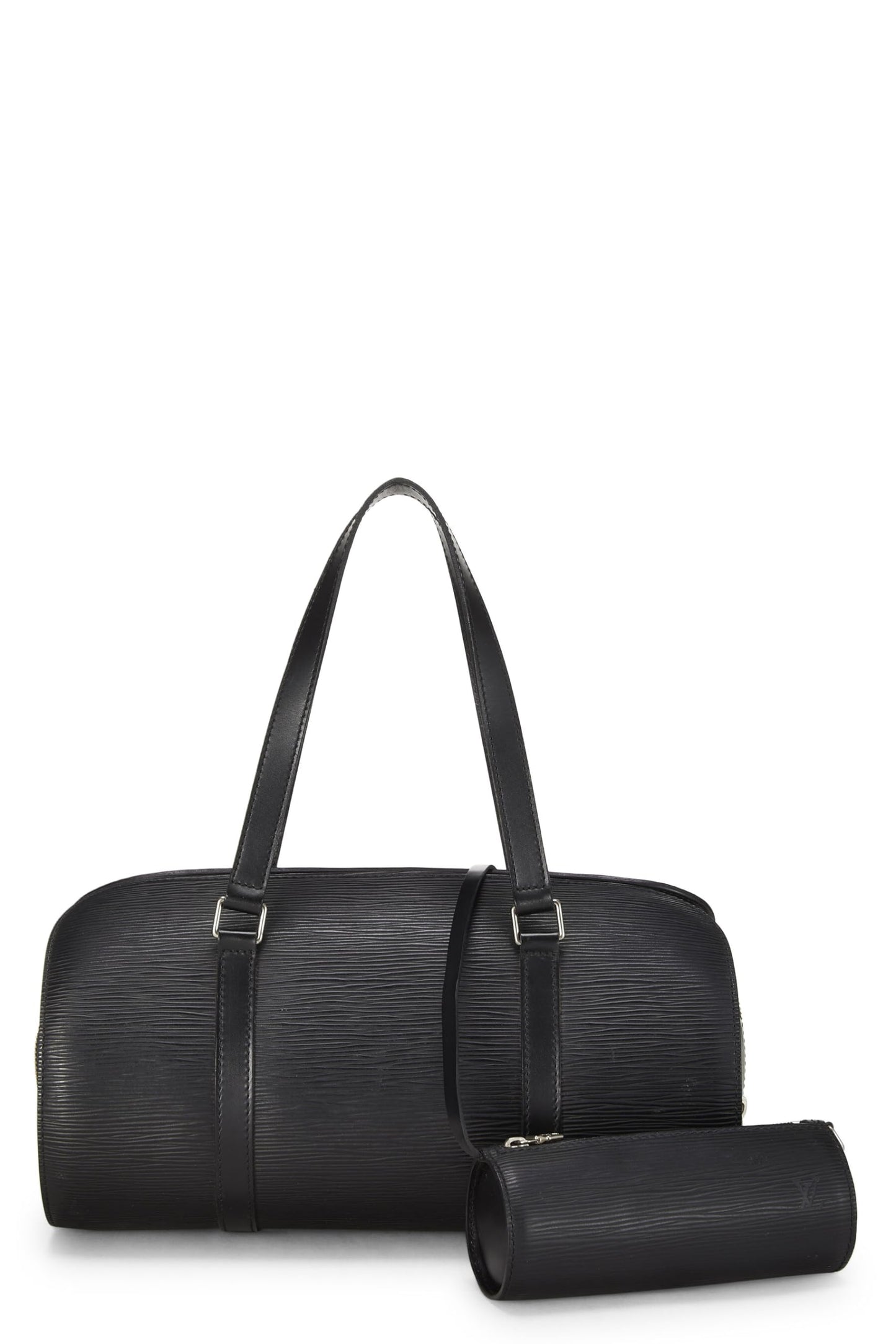 Louis Vuitton, Black Epi Soufflot & Mini Set, Black