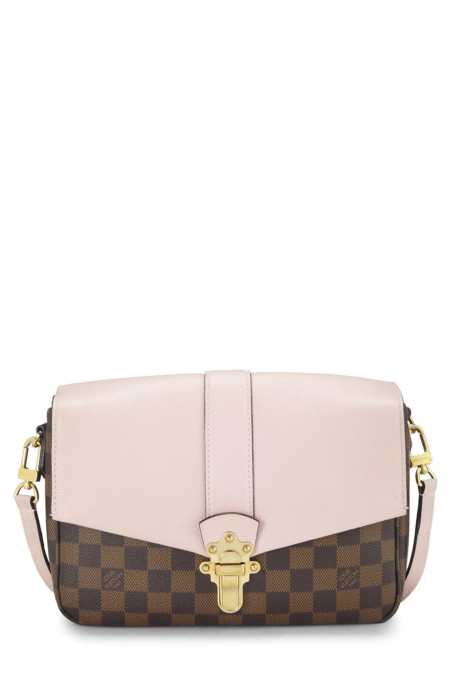 Louis Vuitton, Pink Damier Ebene Clapton Crossbody, Pink