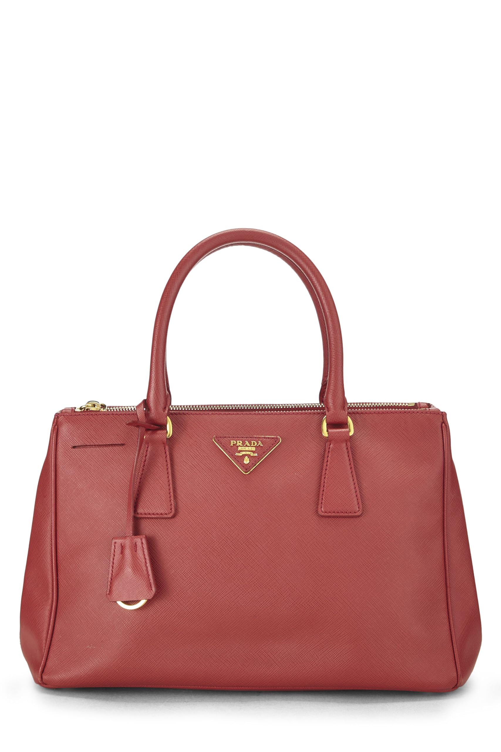 Prada, Red Saffiano Executive Tote Medium, Red