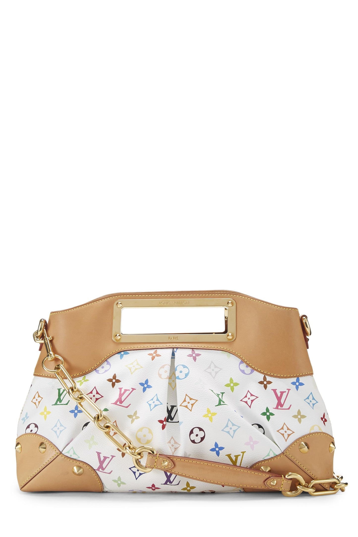 Louis Vuitton, Takashi Murakami x Louis Vuitton White Monogram Multicolore Judy MM, White