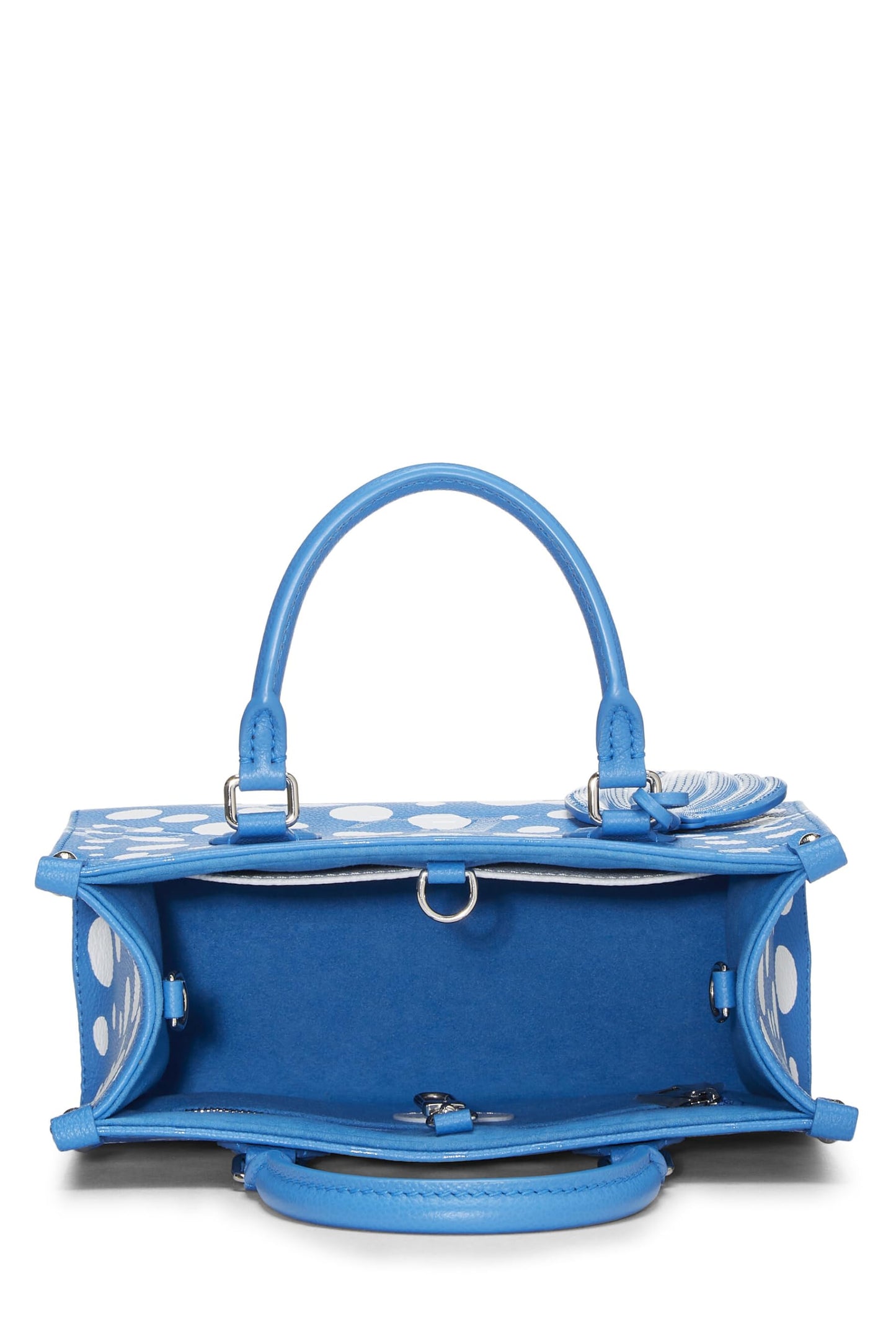 Louis Vuitton, LV x YK Blue Empreinte Giant Monogram On The Go PM, Blue