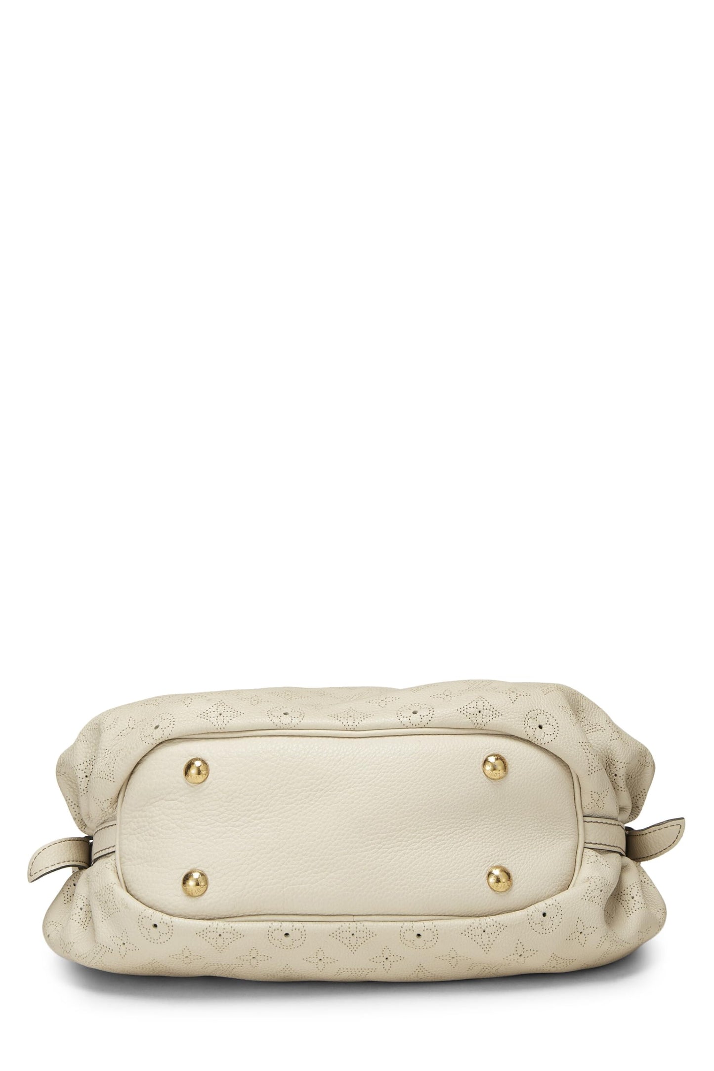 Louis Vuitton, White Monogram Mahina Leather XS, White