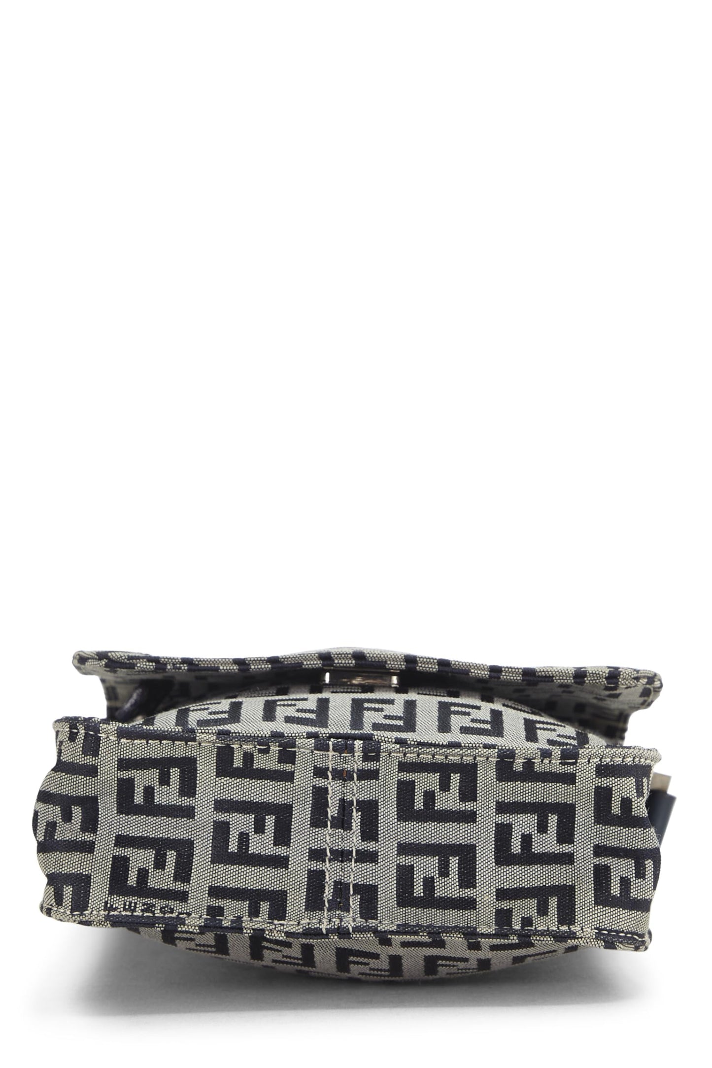 Fendi, Navy Zucchino Canvas Messenger Bag, Navy