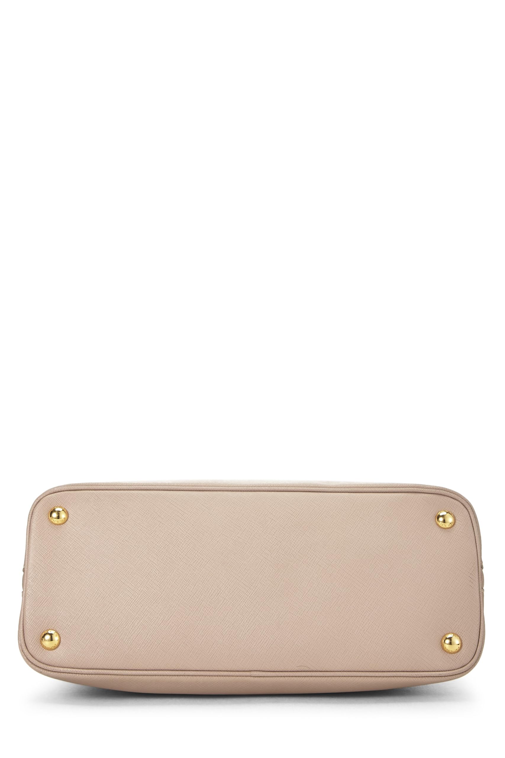 Prada, Beige Saffiano Convertible Handbag Small, Beige