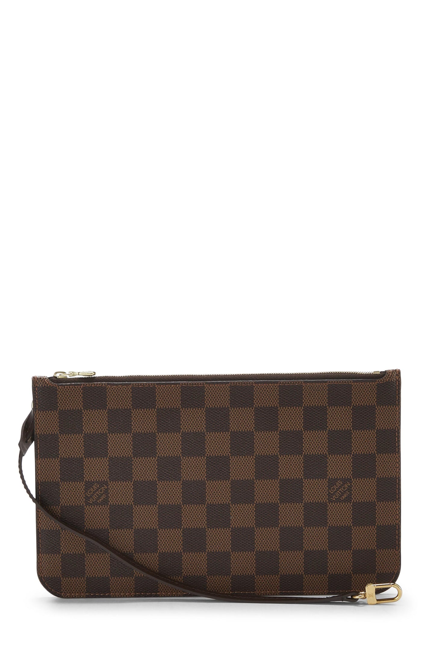 Louis Vuitton, Damier Ebene Neverfull Pouch MM, Brown