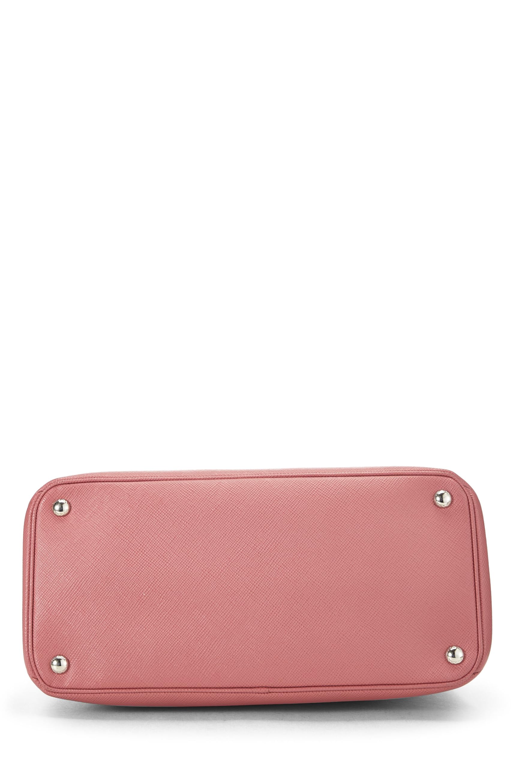 Prada, Pink Saffiano Leather Turnlock Cuir Tote, Pink