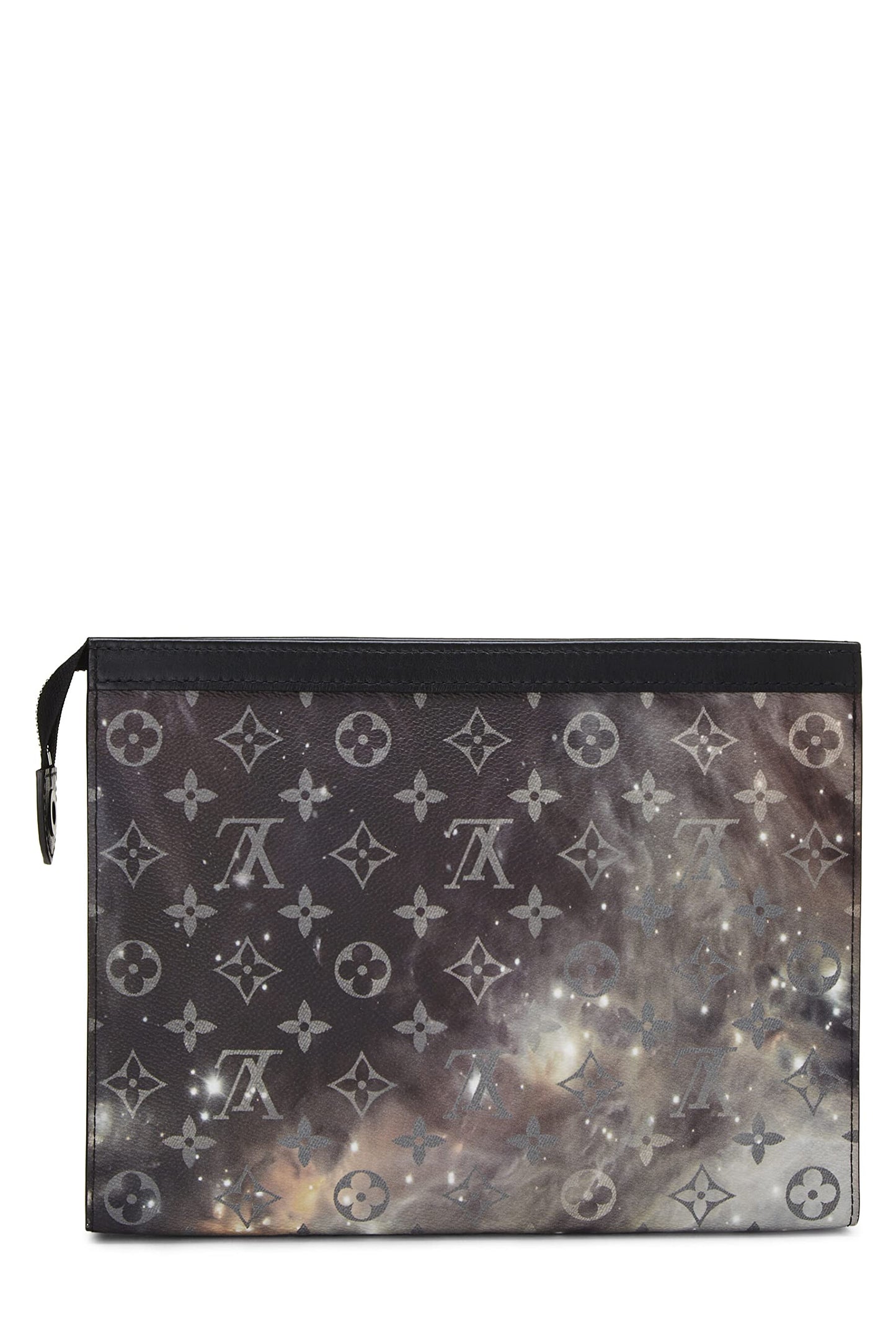 Louis Vuitton, Black Monogram Galaxy Pochette Voyage MM, Black