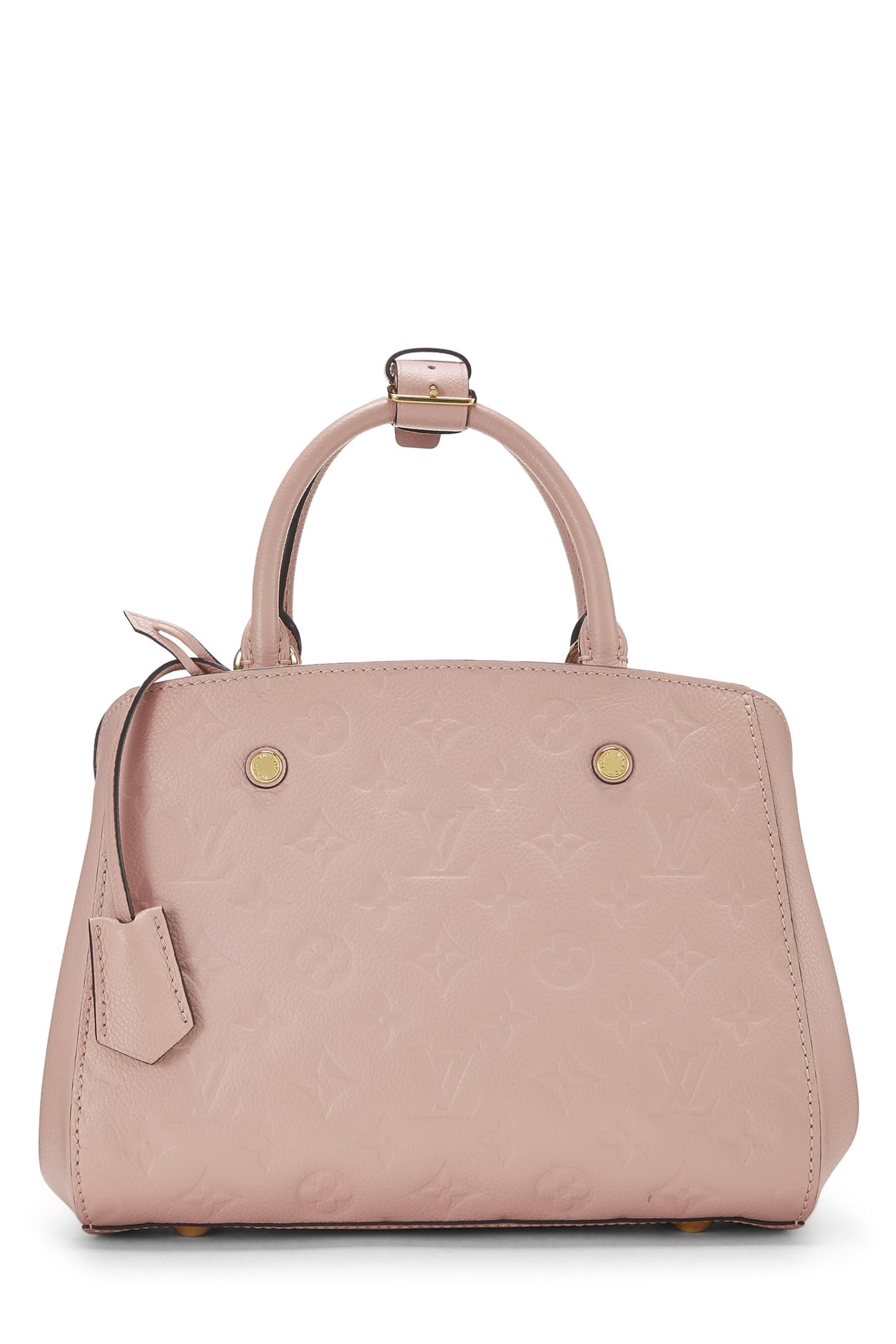 Louis Vuitton, Pink Monogram Empreinte Montaigne BB, Pink