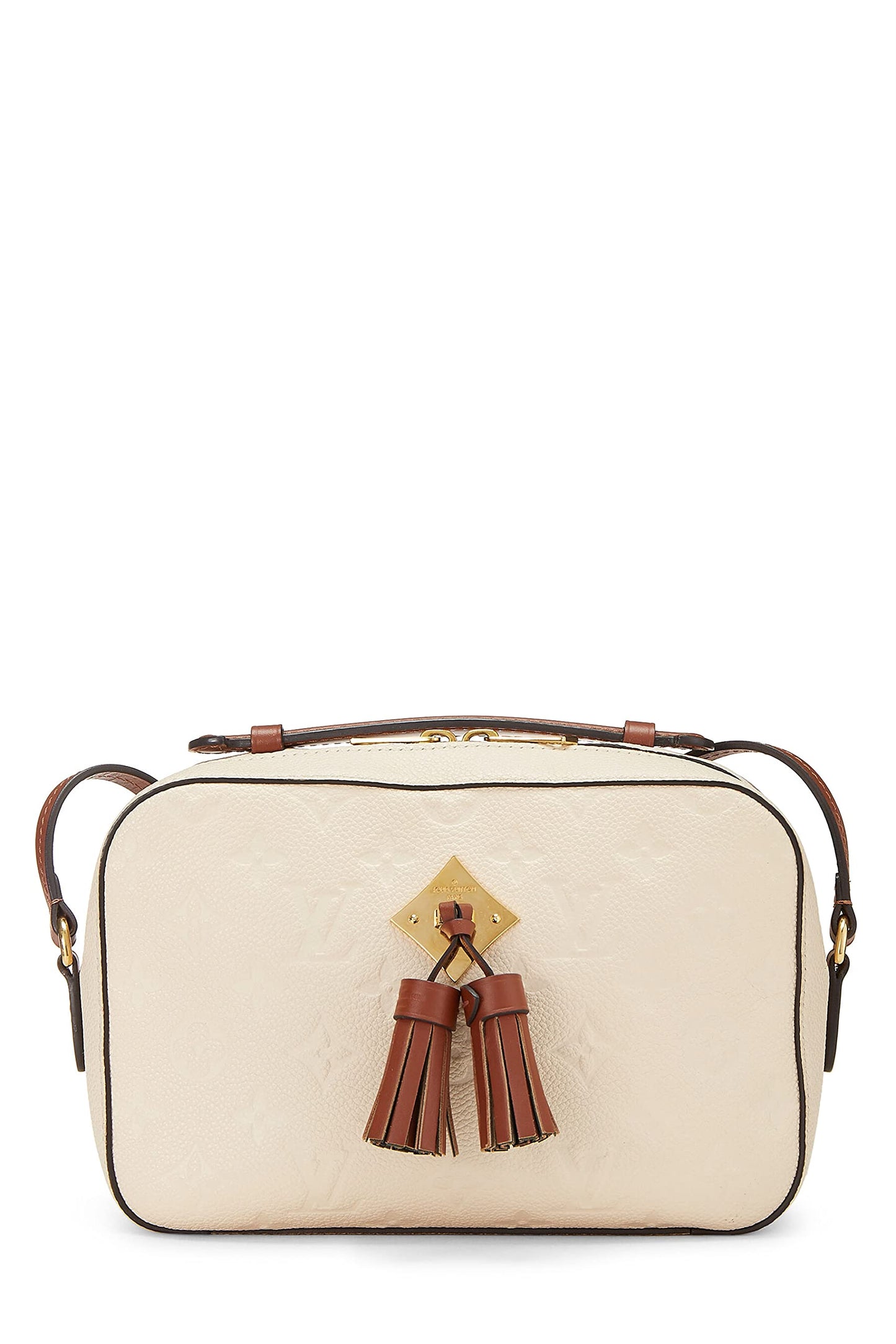 Louis Vuitton, Beige Monogram Empreinte Saintonge, Beige
