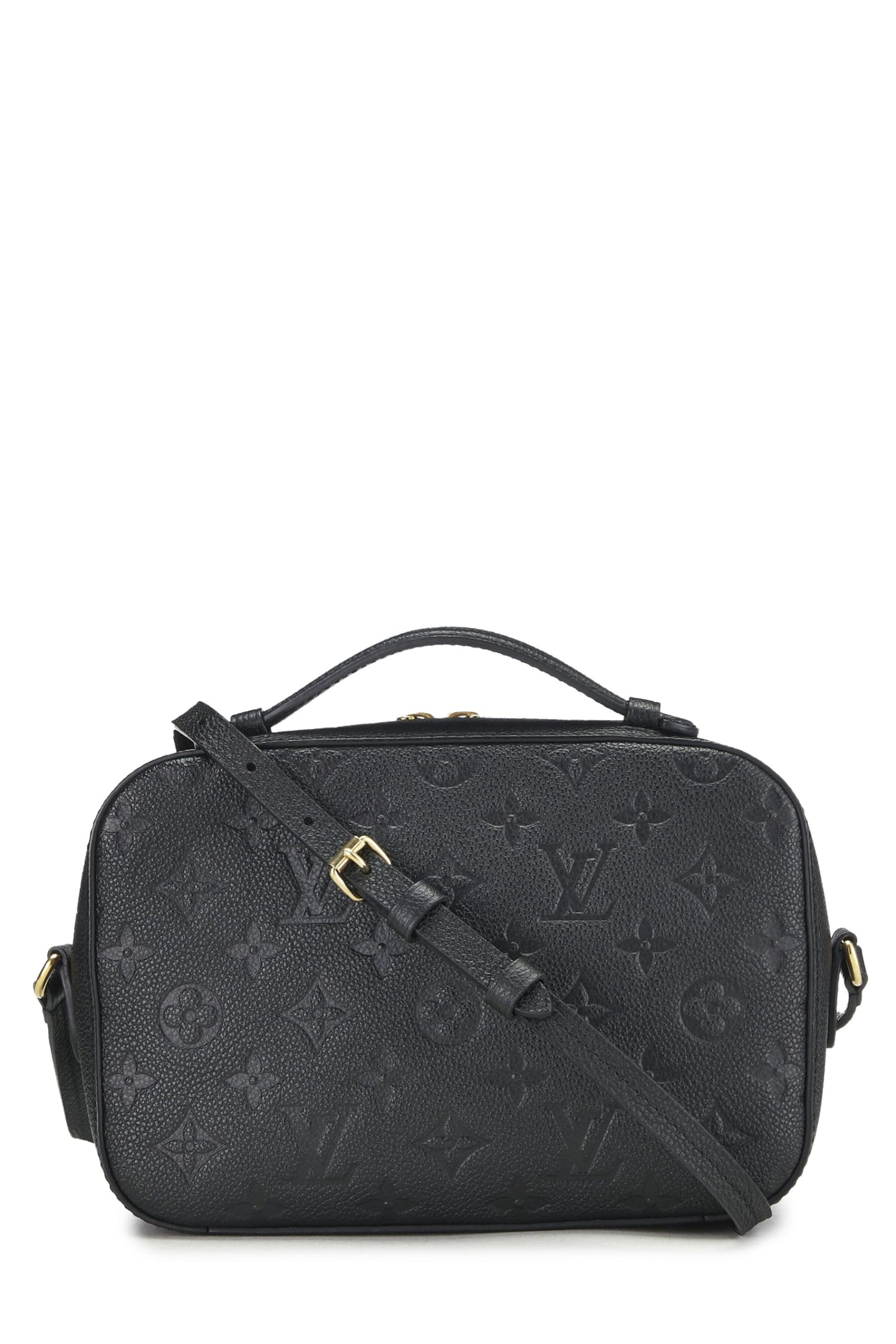 Louis Vuitton, Black Monogram Empreinte Saintonge, Black