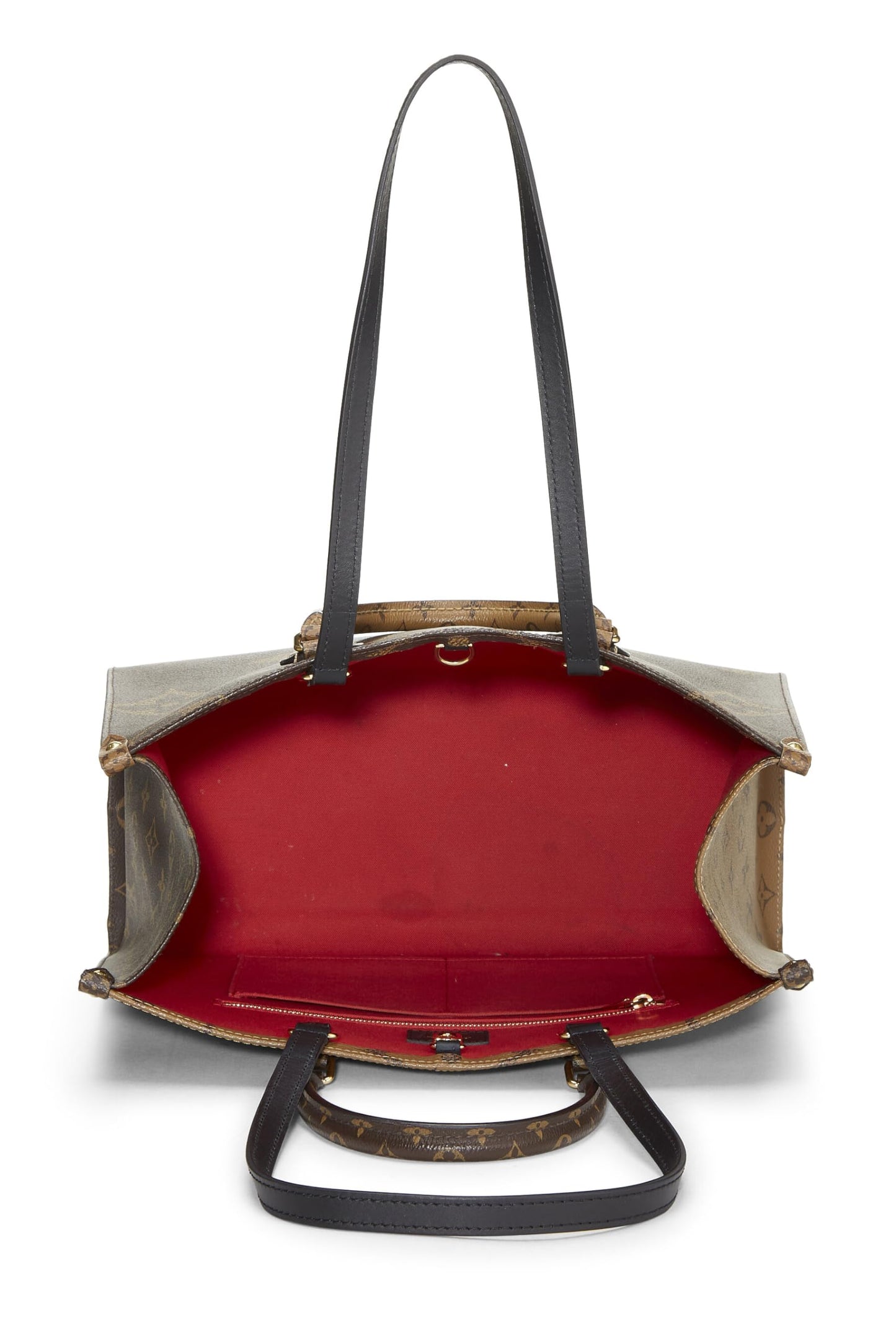 Louis Vuitton, Monogram Reversed Giant On The Go MM, Brown
