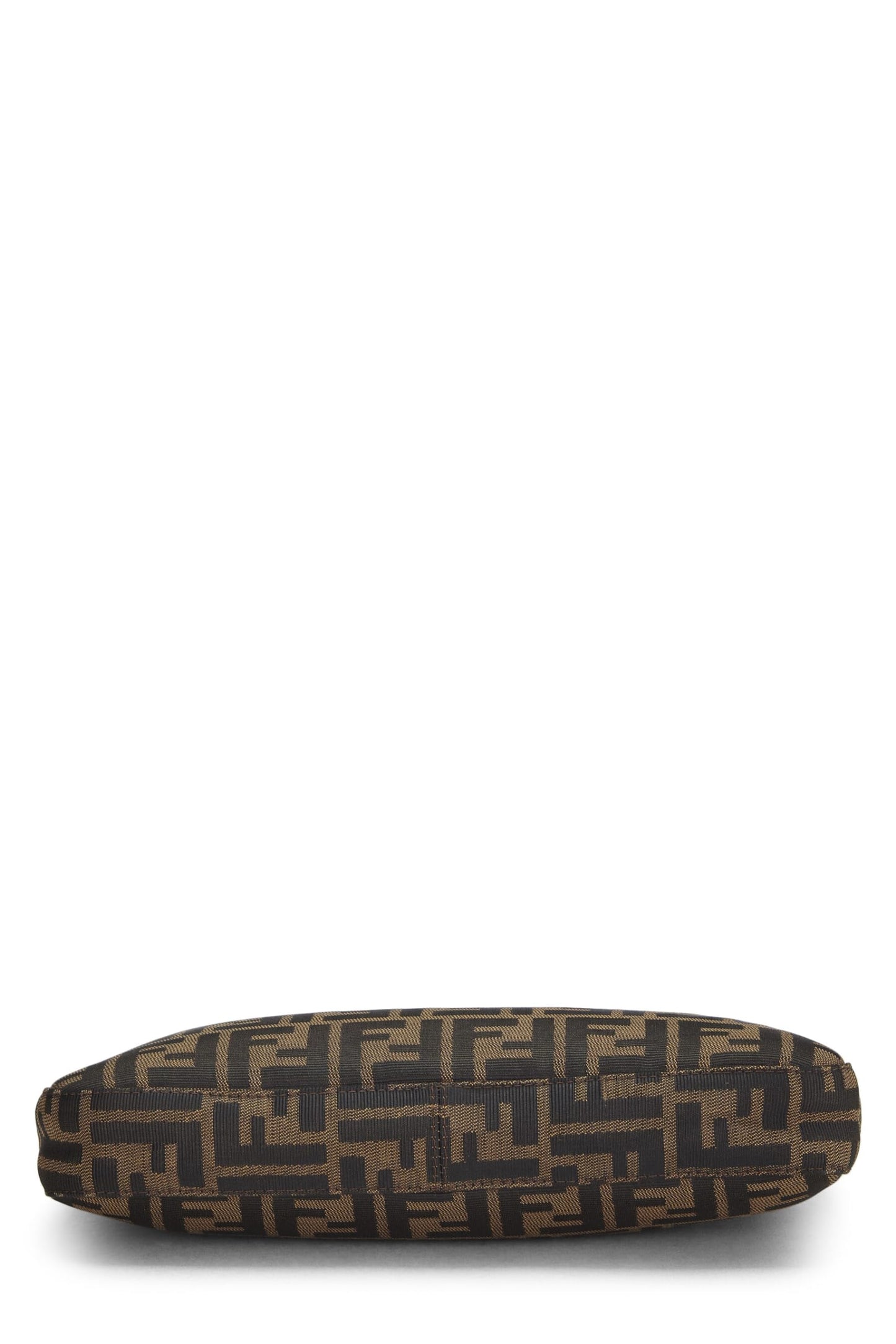 Fendi, Brown Zucca Canvas Shoulder Bag, Brown