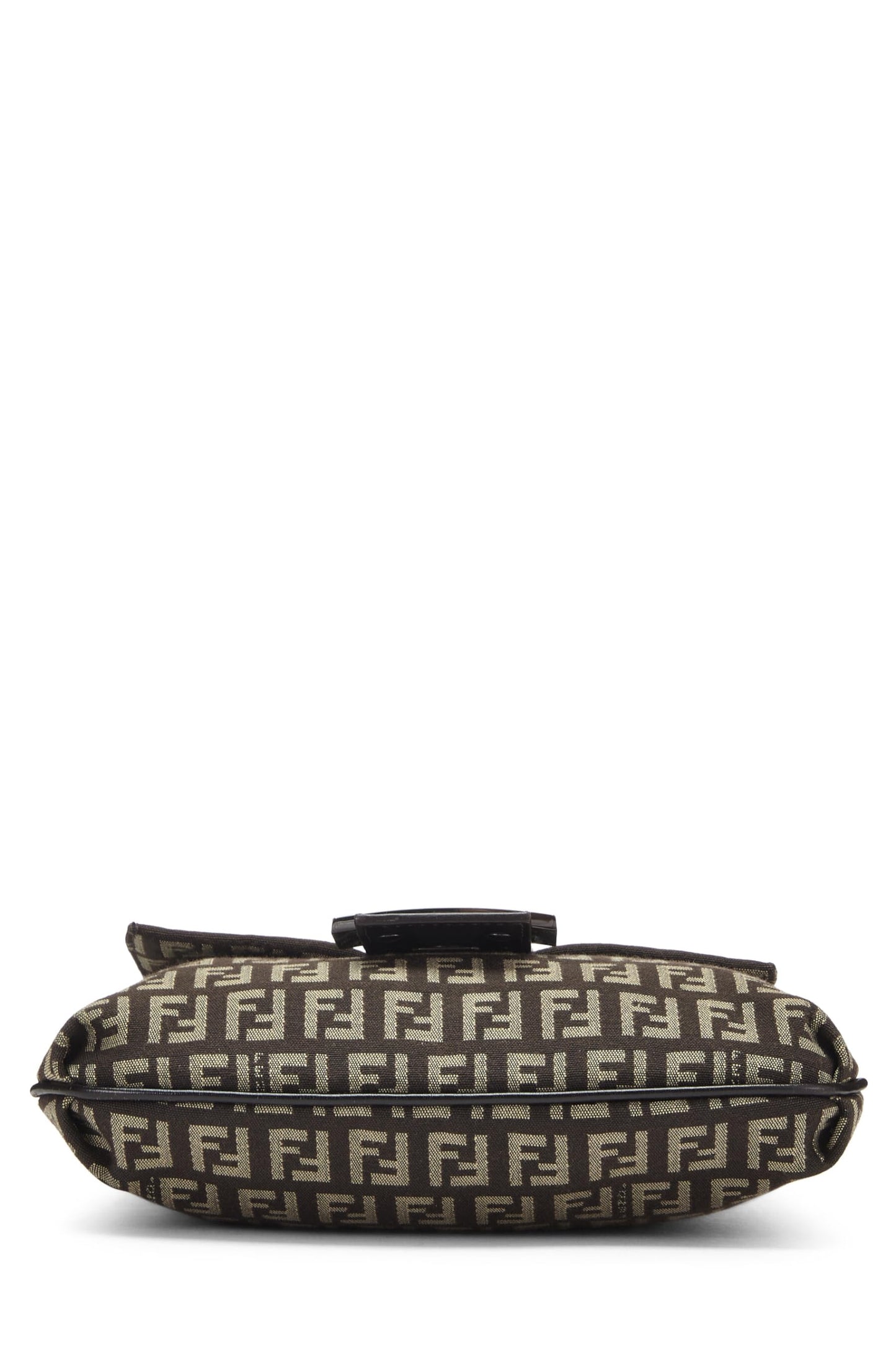 Fendi, Brown Zucchino Canvas Messenger Small, Brown