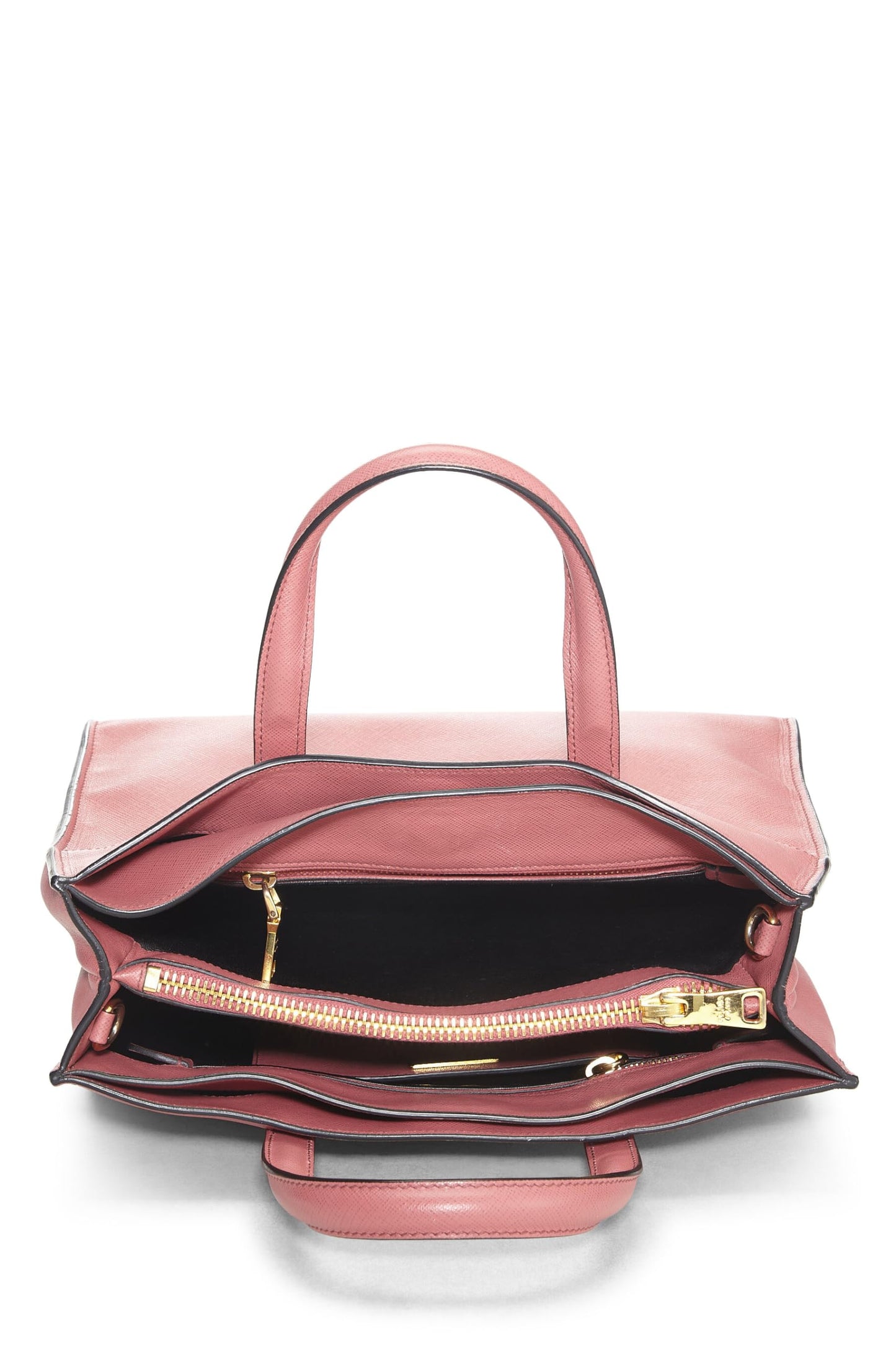 Prada, Pink Saffiano Tote, Pink