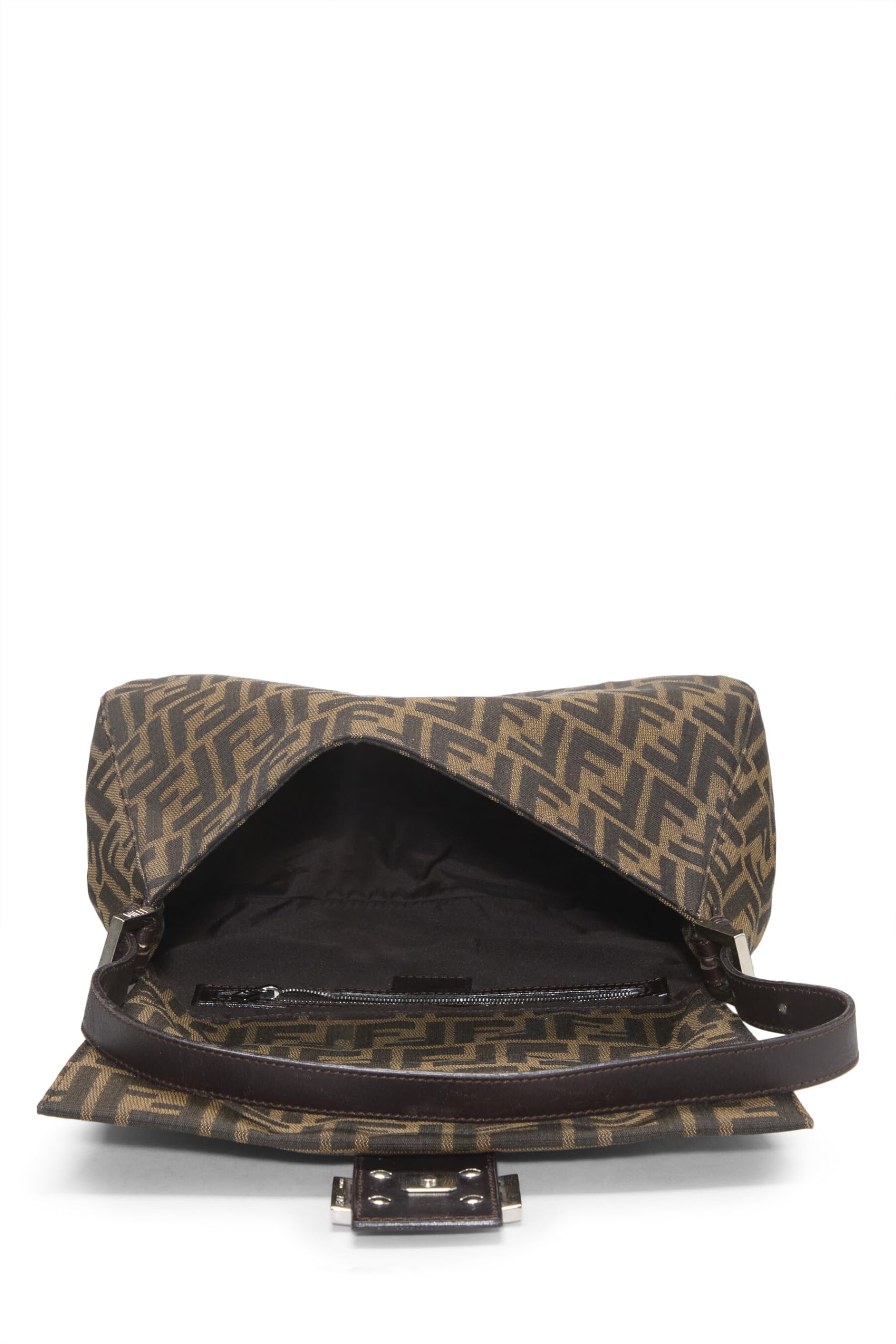 Fendi, Brown Zucca Canvas Mama, Brown