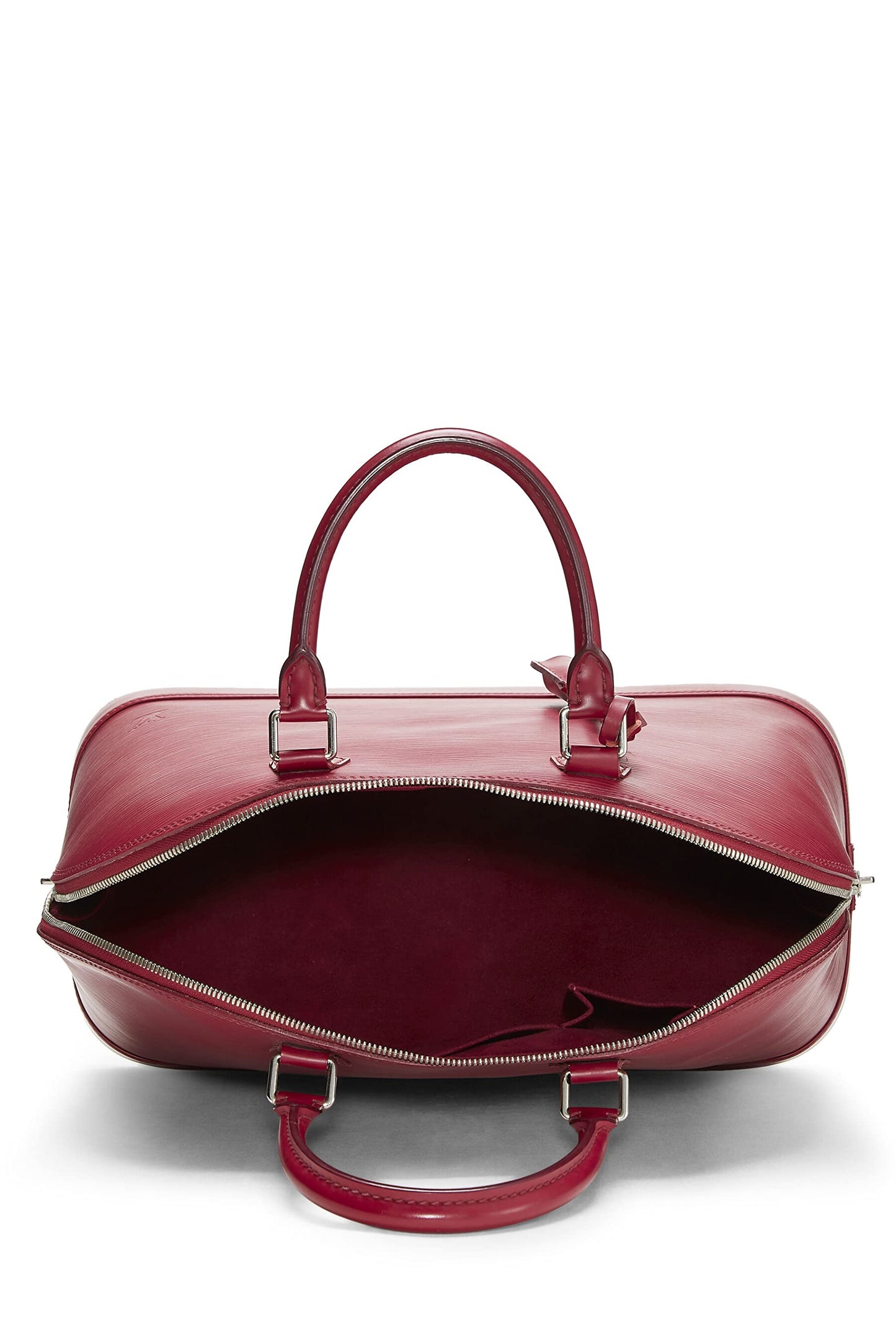 Louis Vuitton, Burgundy Epi Alma GM, Red