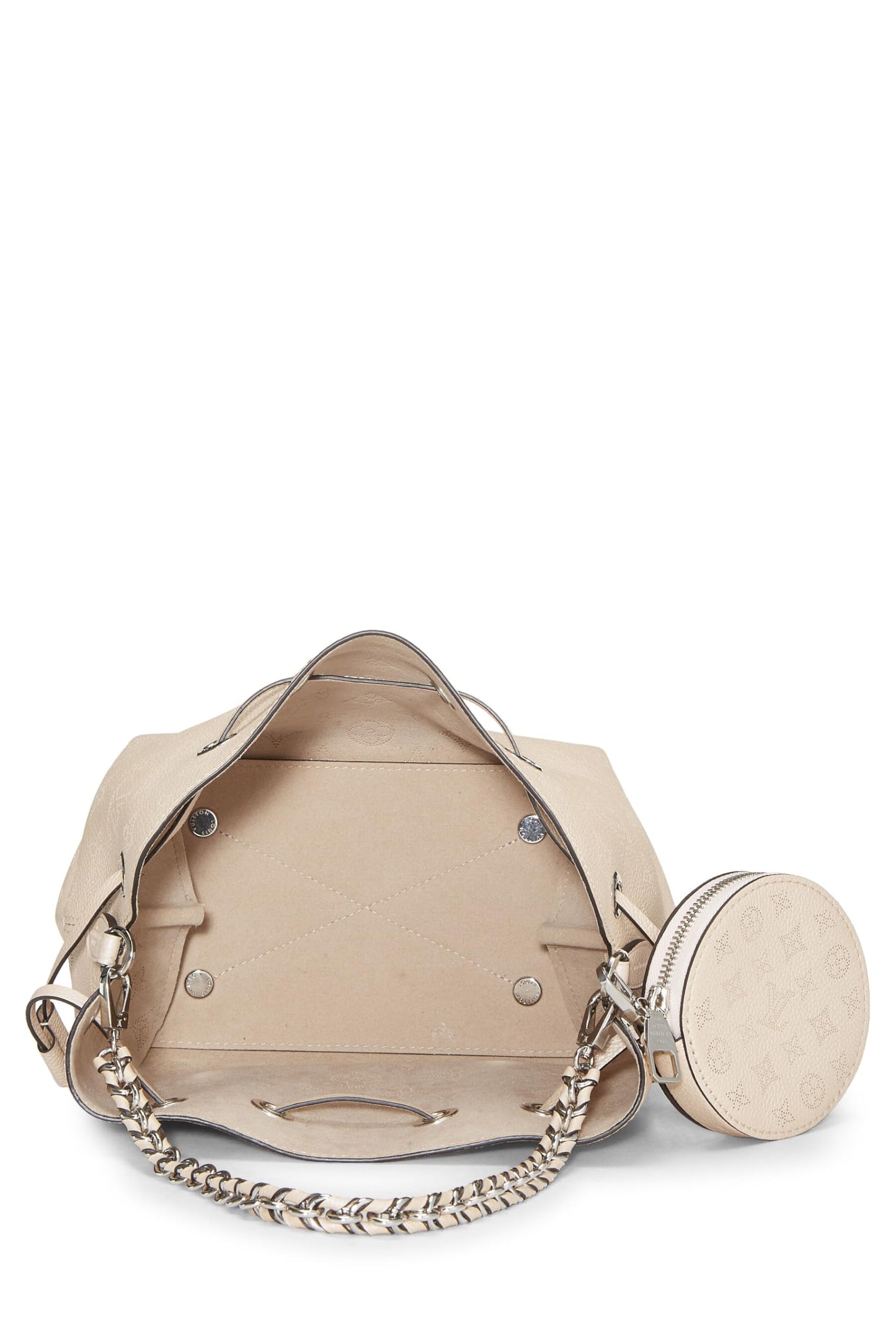Louis Vuitton, Pink Mahina Bella Bucket Bag, Pink