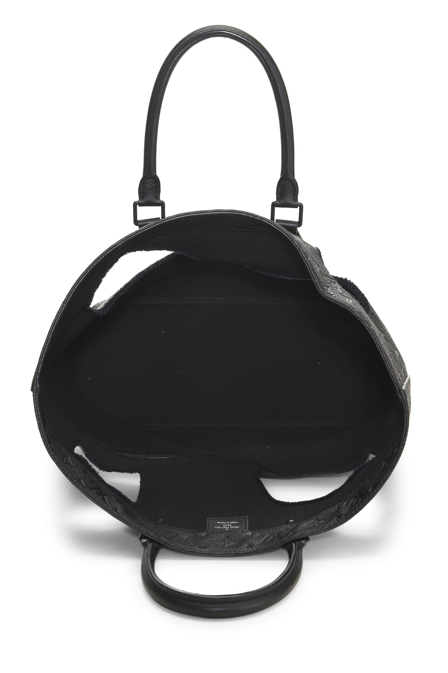 Louis Vuitton, COMME DES GARÇONS x Louis Vuitton Black Monogram Empreinte Bag with Holes, Black