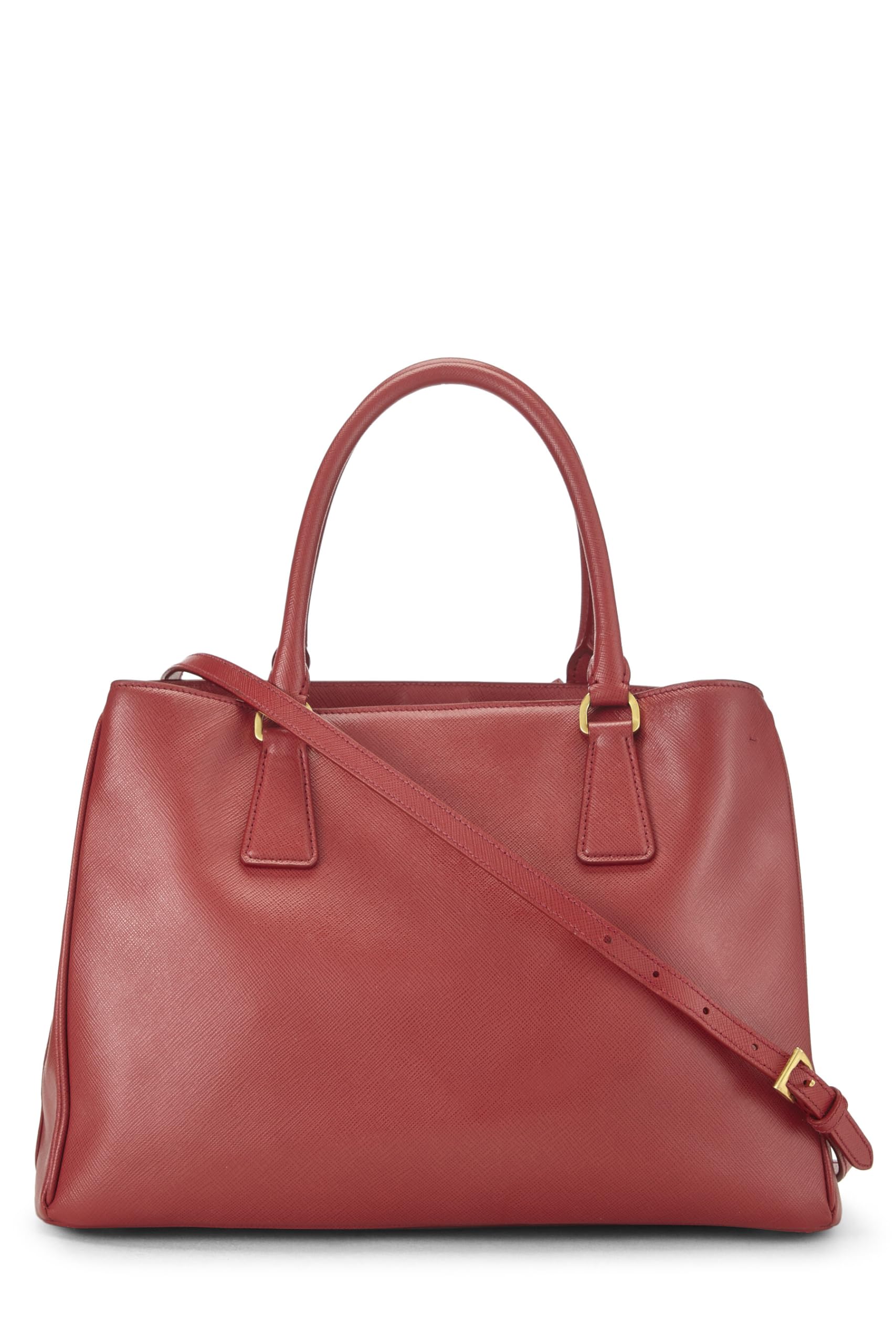 Prada, Red Saffiano Executive Tote Medium, Red