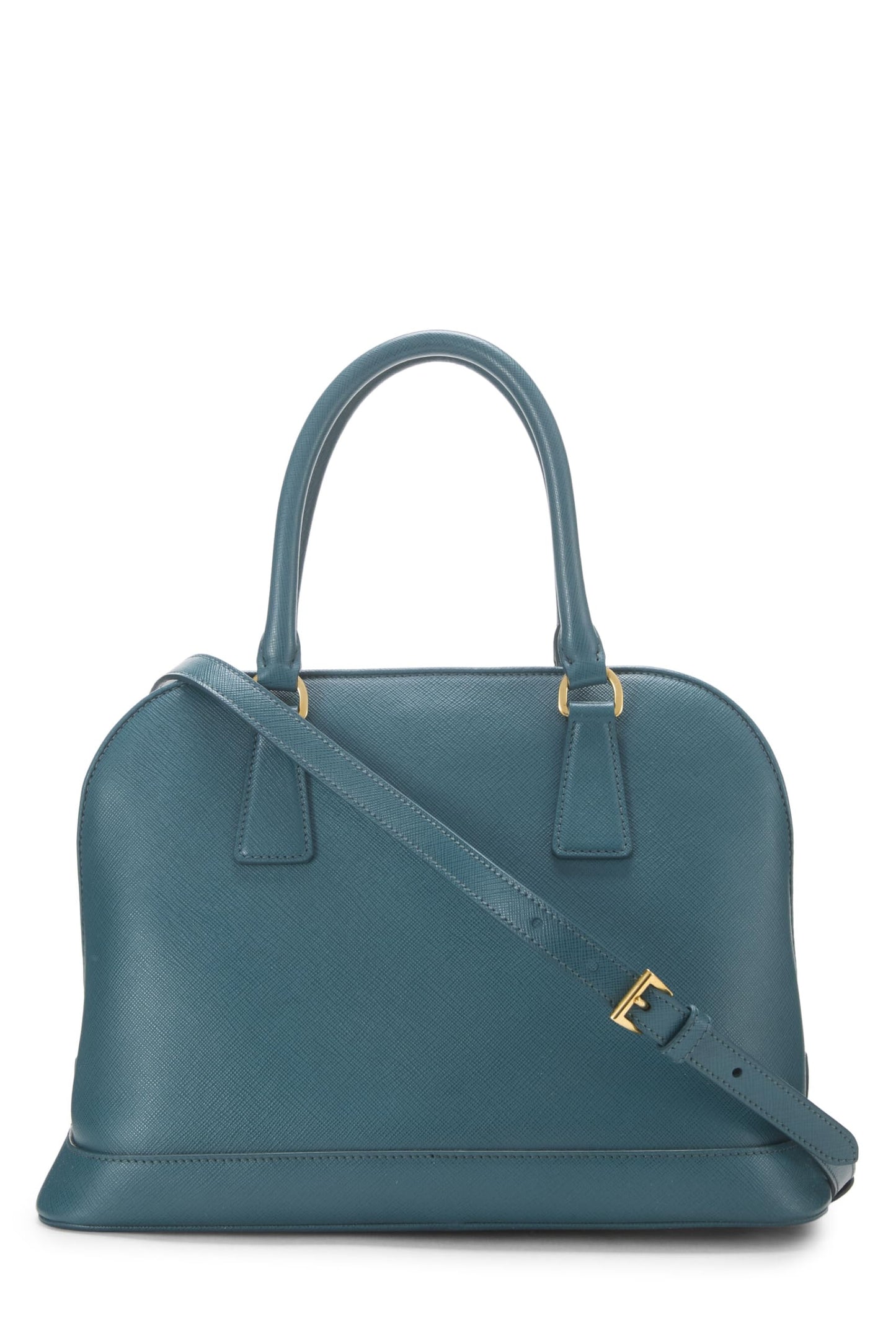 Prada, Green Saffiano Dome Tote, Green