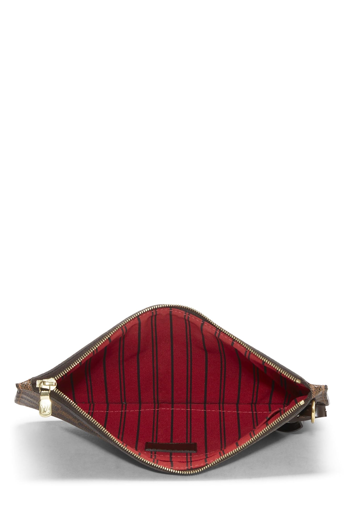 Louis Vuitton, Damier Ebene Neverfull Pouch MM, Brown