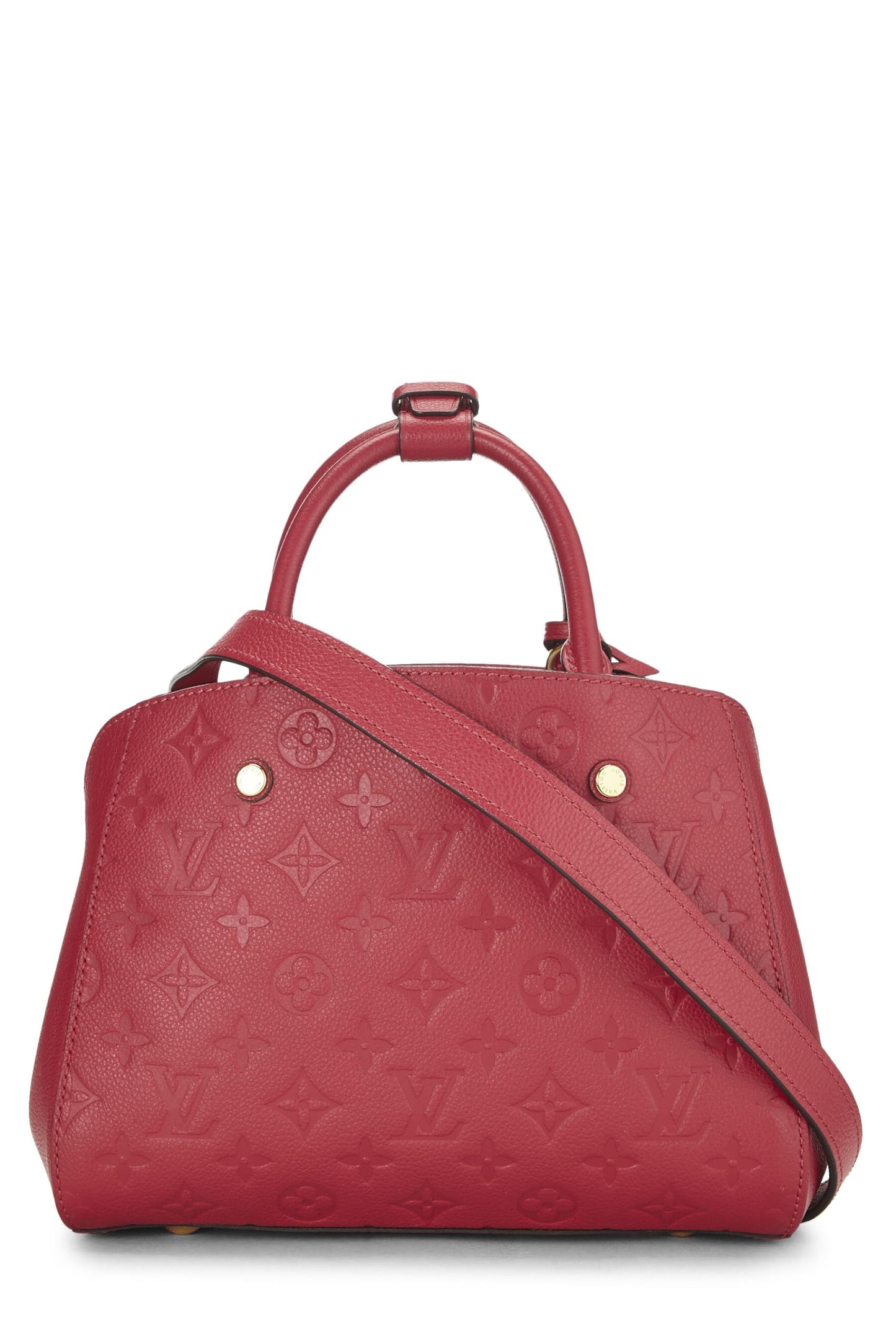 Louis Vuitton, Pink Monogram Empreinte Montaigne BB, Purple