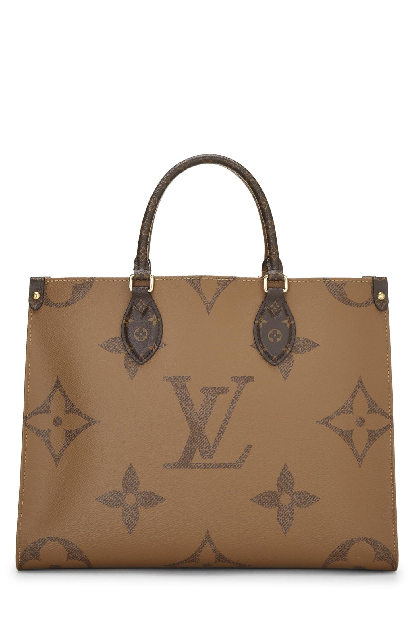 Louis Vuitton, Brown Giant Monogram On The Go MM, Brown
