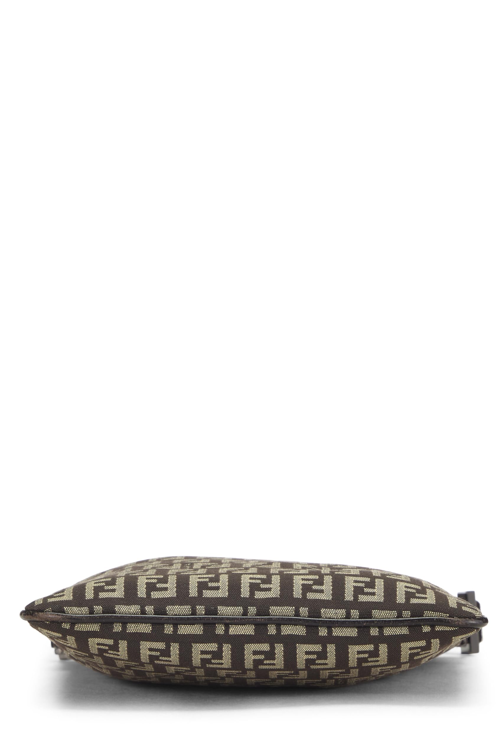 Fendi, Brown Zucchino Canvas Crossbody, Brown