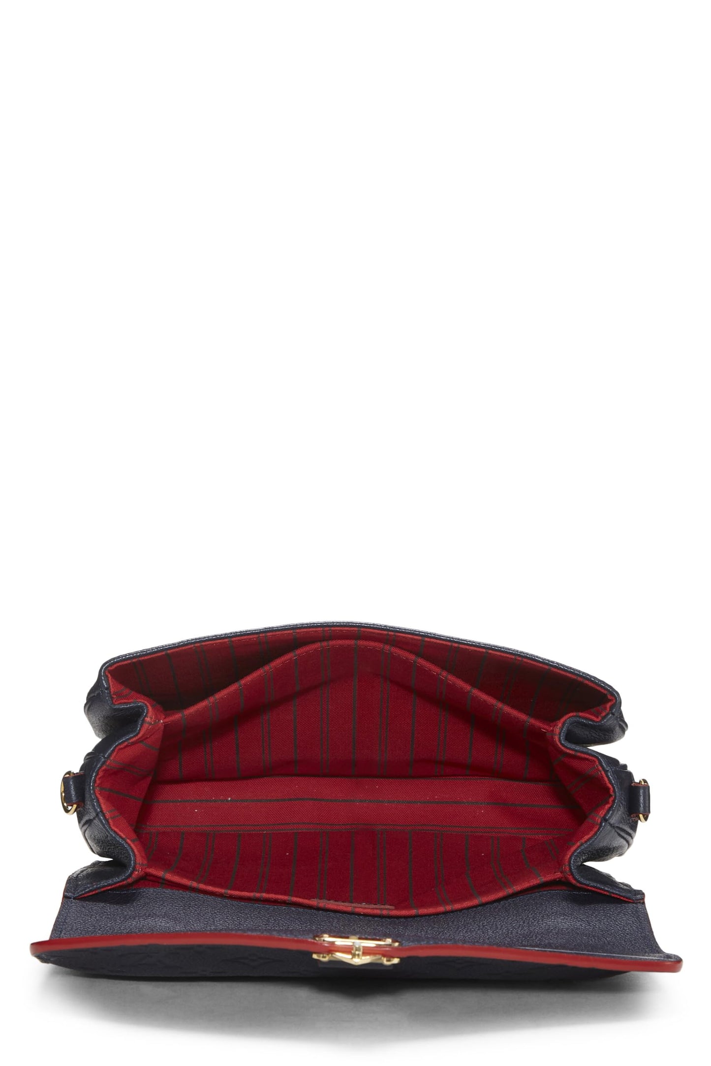 Louis Vuitton, Bleu Infini Monogram Empreinte Pochette Metis, Navy
