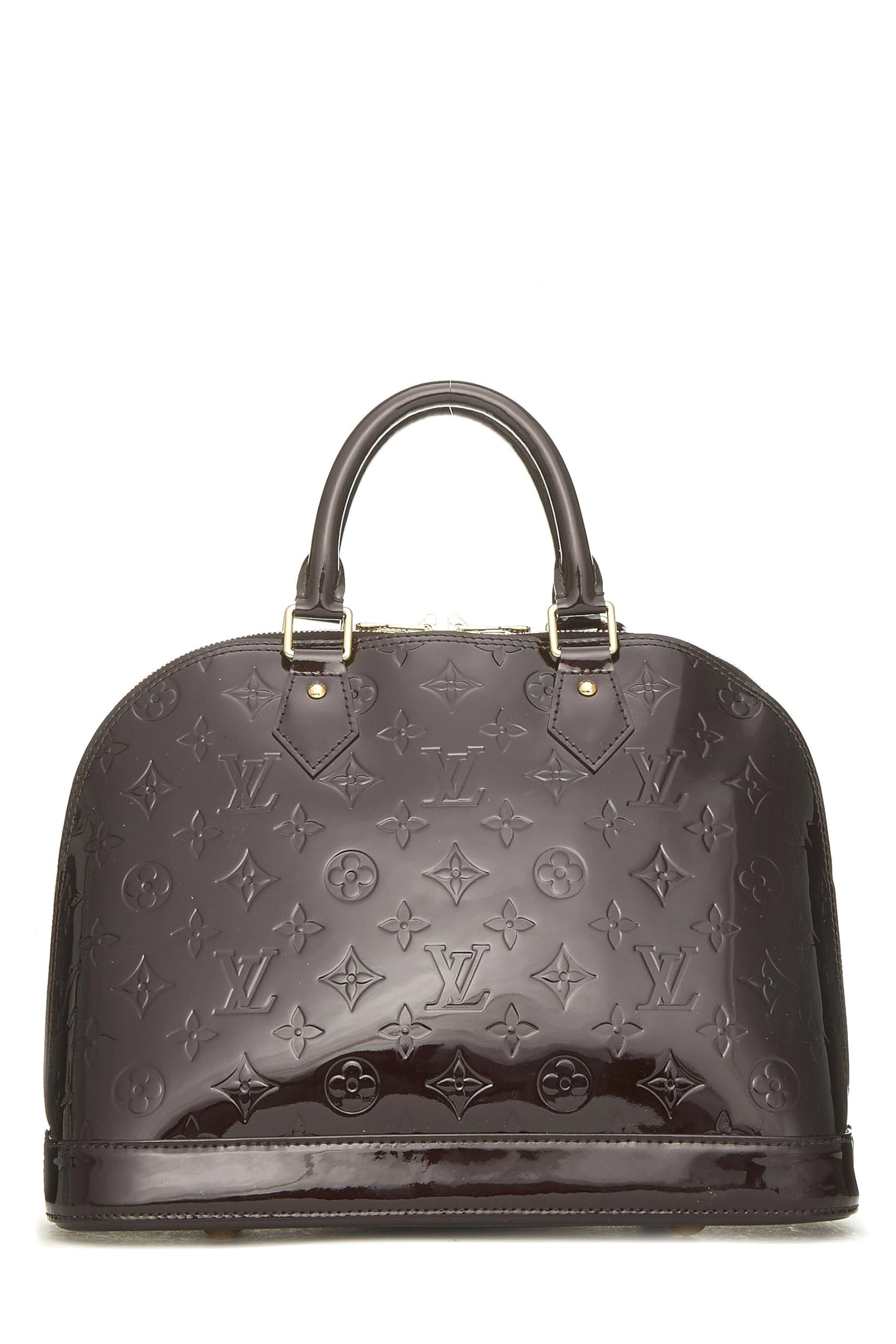 Louis Vuitton, Amarante Monogram Vernis Alma PM NM, Purple
