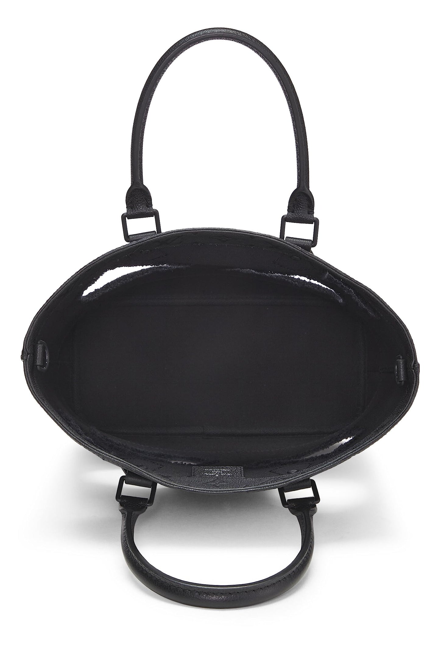 Louis Vuitton, Comme des Garçons x Louis Vuitton Black Monogram Empreinte Bag with Holes PM, Black