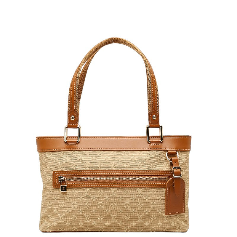 Louis Vuitton Monogram Mini Lucy UPM Shoulder Bag Beige Canvas Leather Louis Vuitton