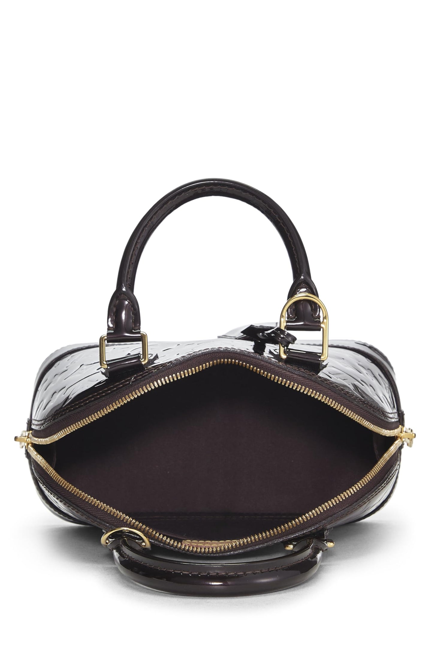 Louis Vuitton, Amarante Monogram Vernis Alma BB, Purple
