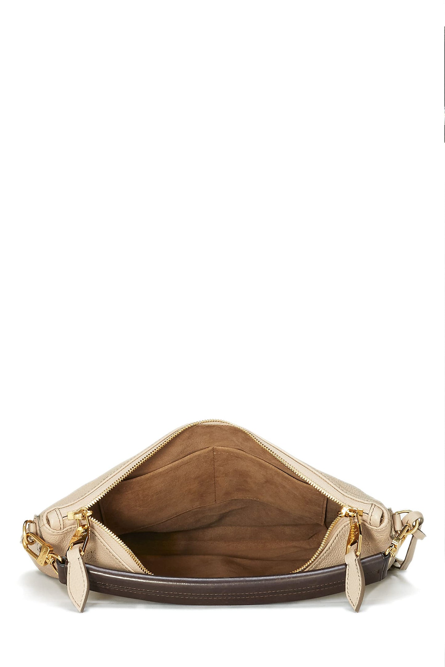 Louis Vuitton, Beige Monogram Mahina Selene MM, Beige