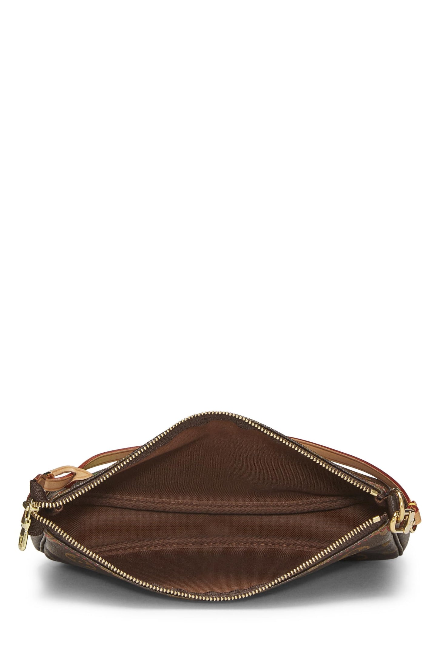 Louis Vuitton, Takashi Murakami x Louis Vuitton Monogram Cerise Pochette Accessories, Brown